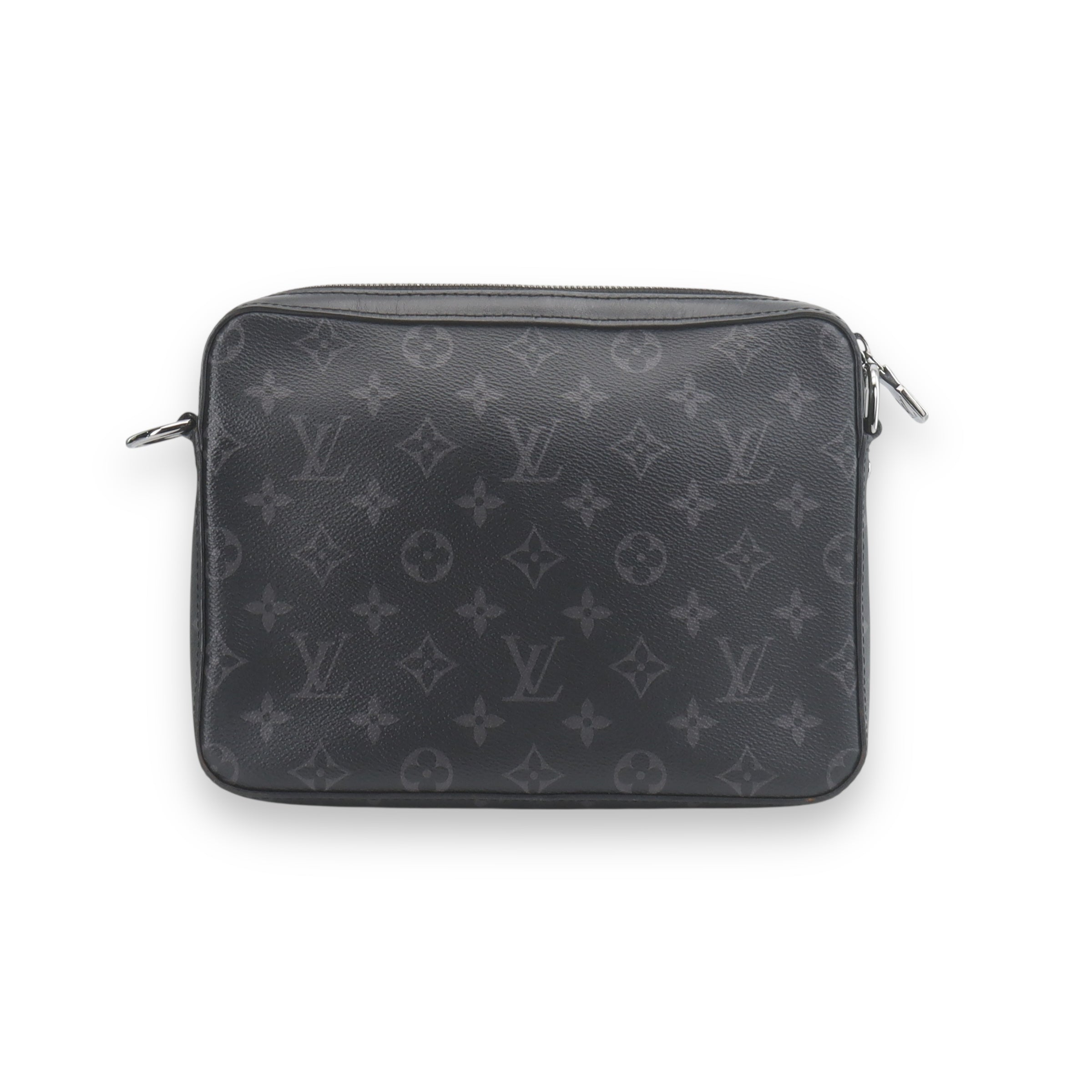 LV Black Monogram Trio Messenger Bag