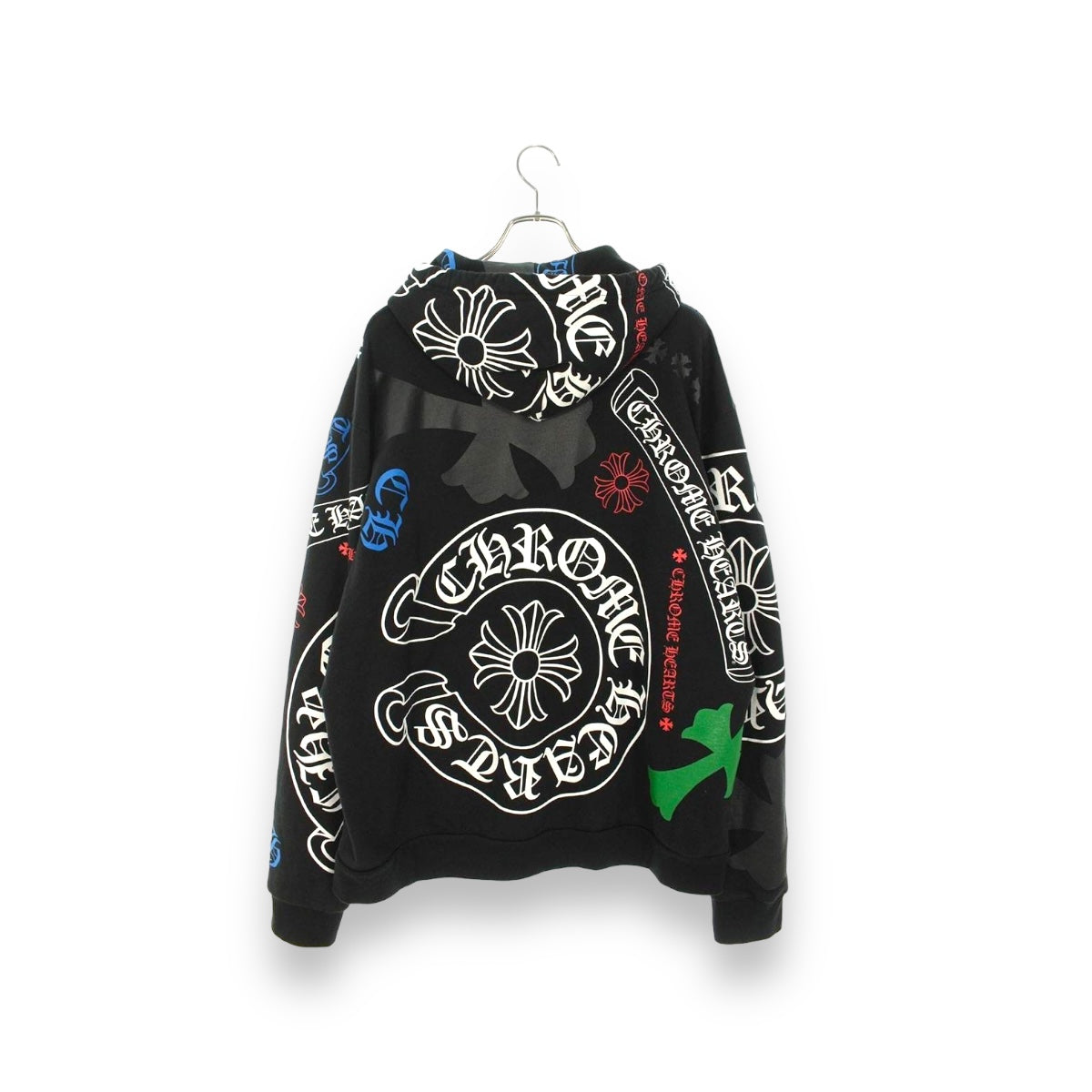 CHROME HEARTS STENCIL HOODIE BLACK