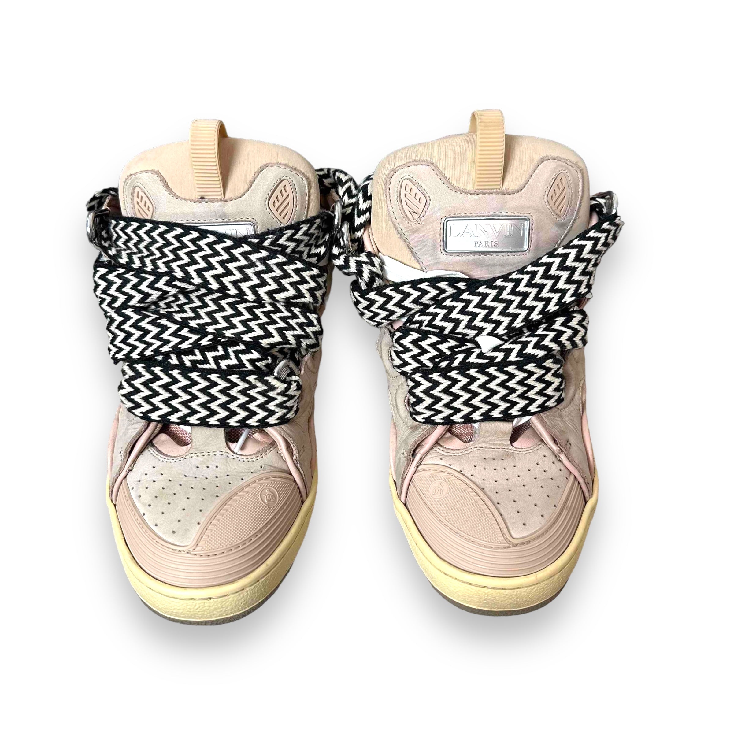 Lanvin Curb Pink Sneakers