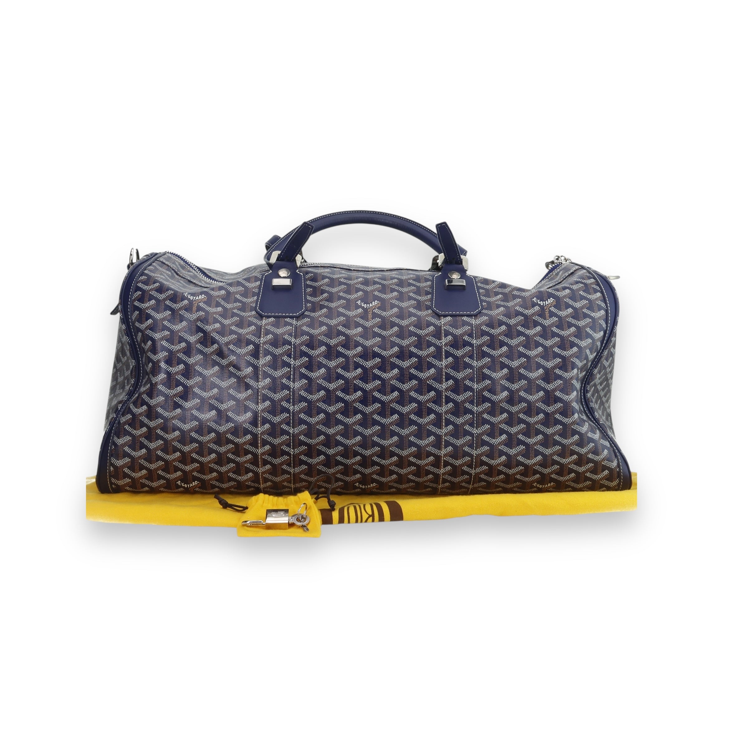 Goyard Navy blue Boston 50 duffle