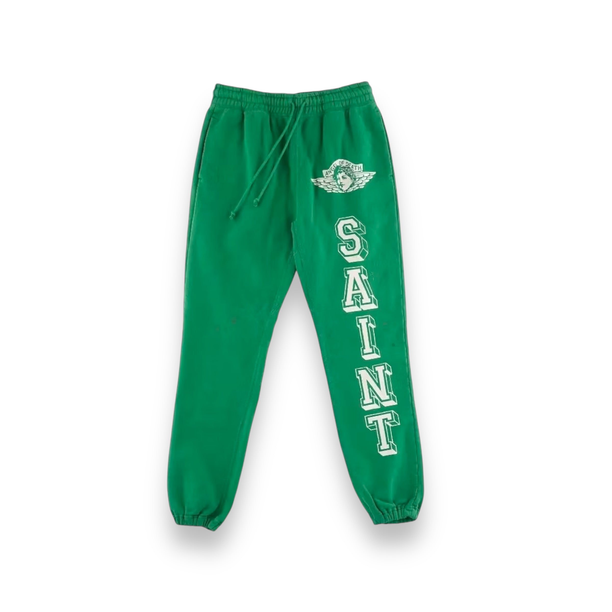 Saint Michael Angel of Death Sweatpants Green