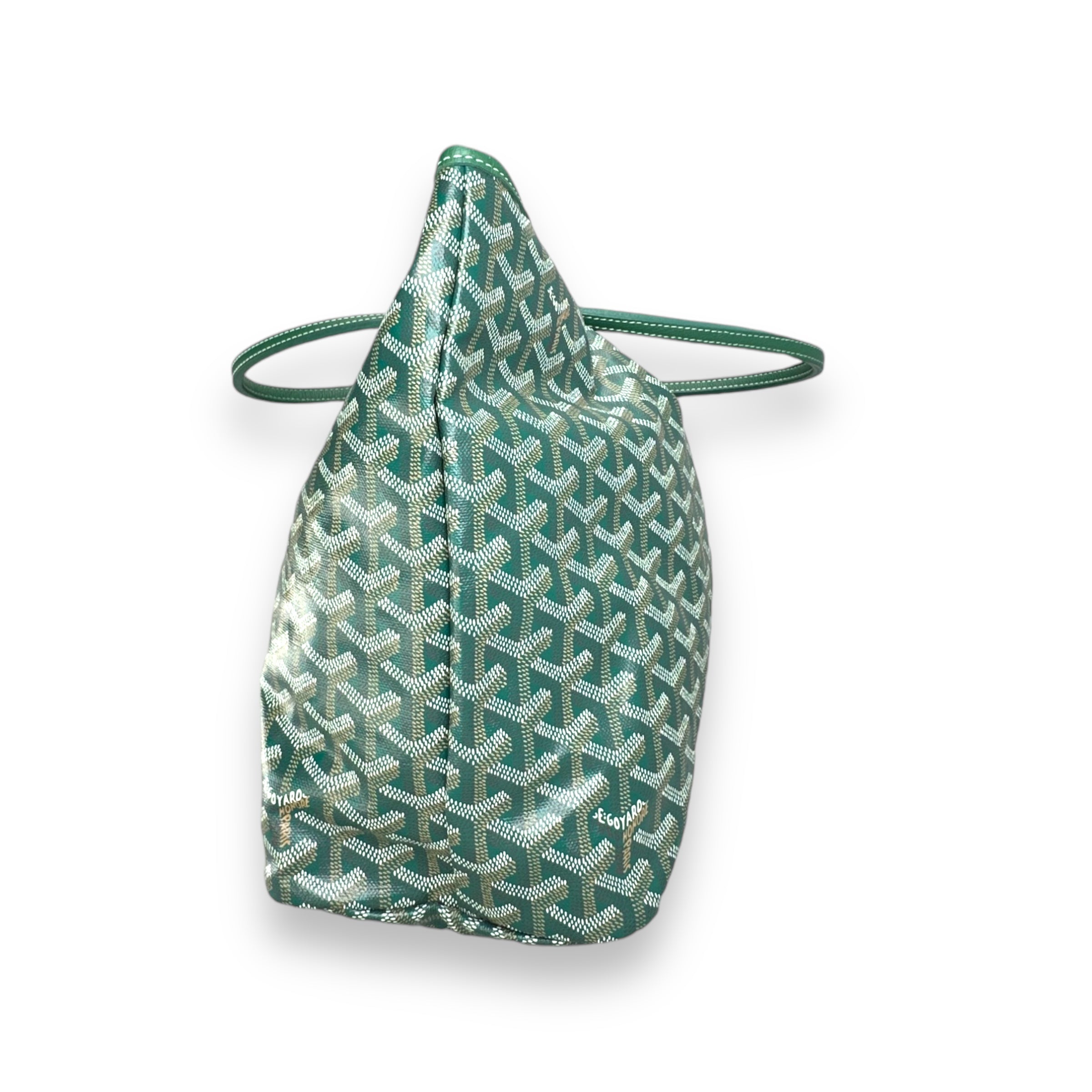 Goyard Saint Louis Green Tote Bag