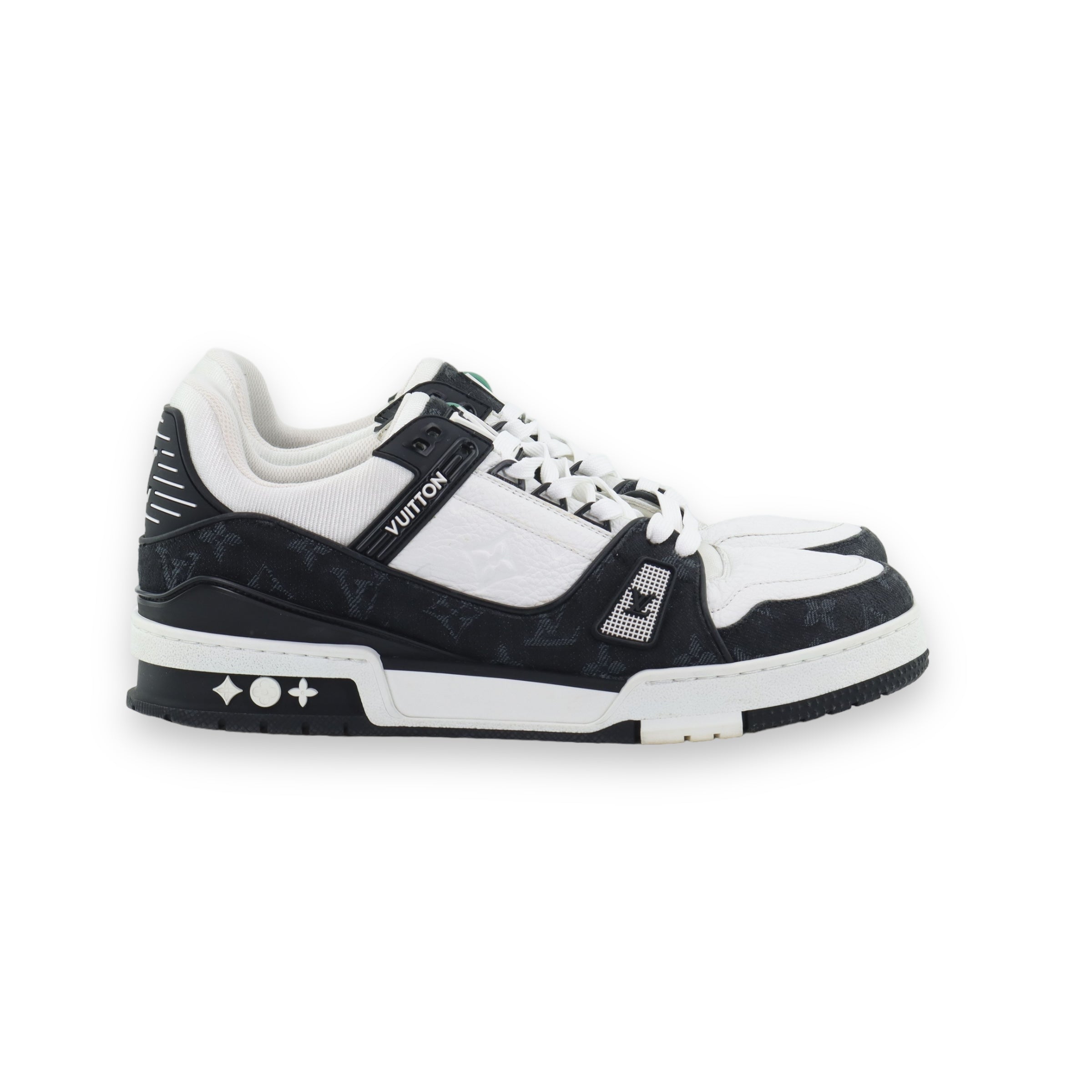 LV white/black trainers