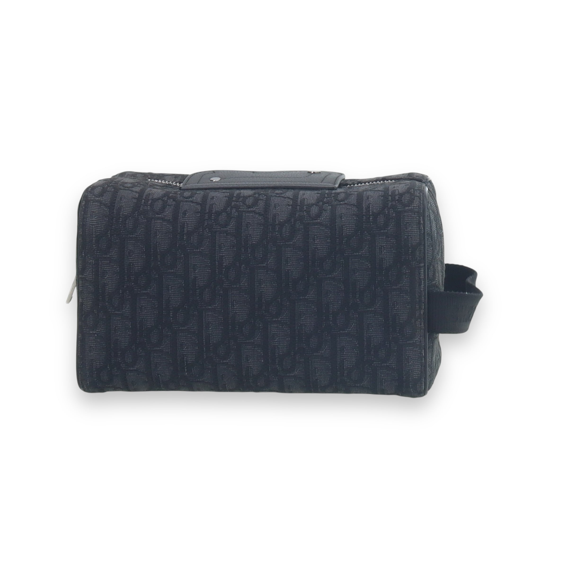 Dior Black Oblique Lingot 25 Toiletry Pouch