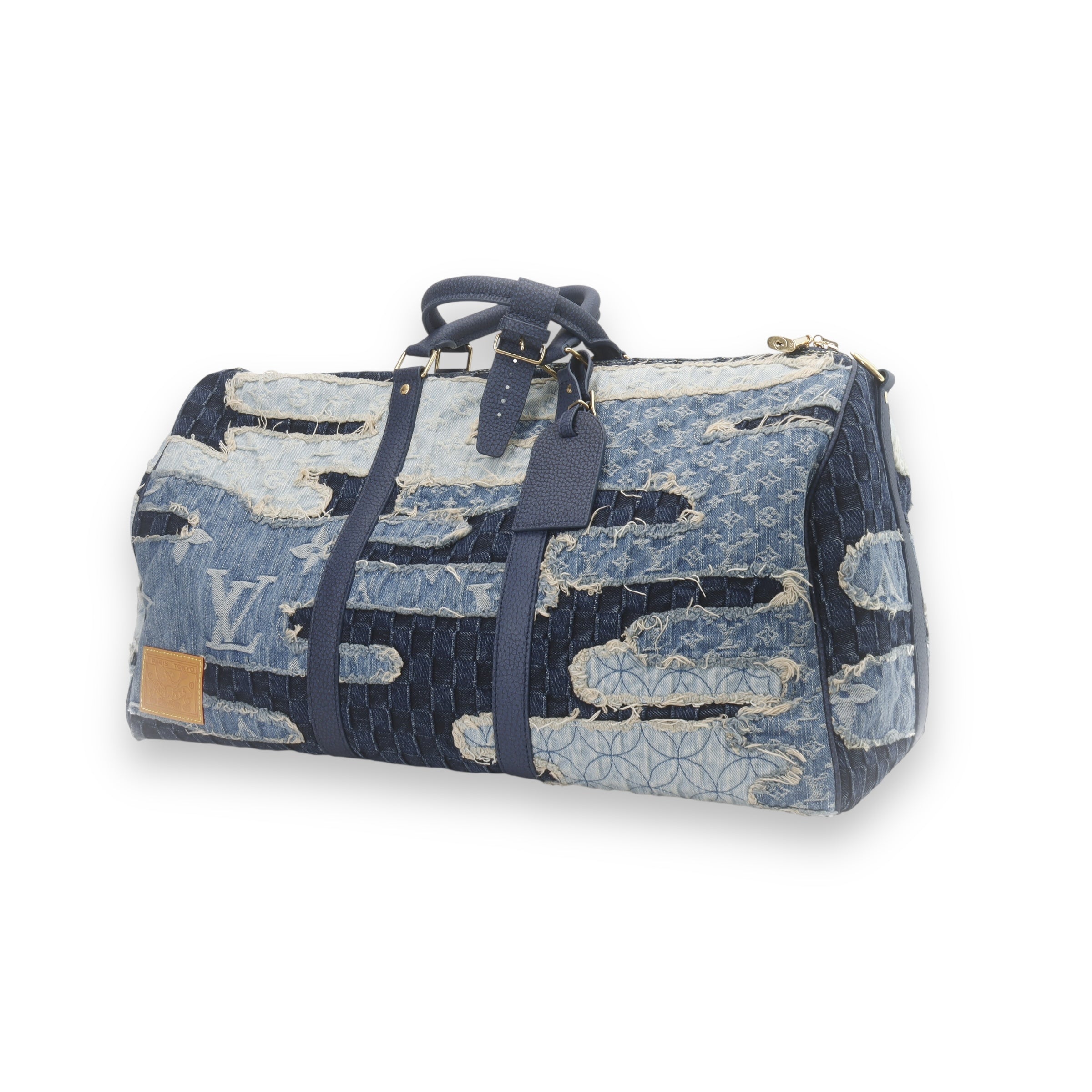 LV x Nigo Denim Keepall 50