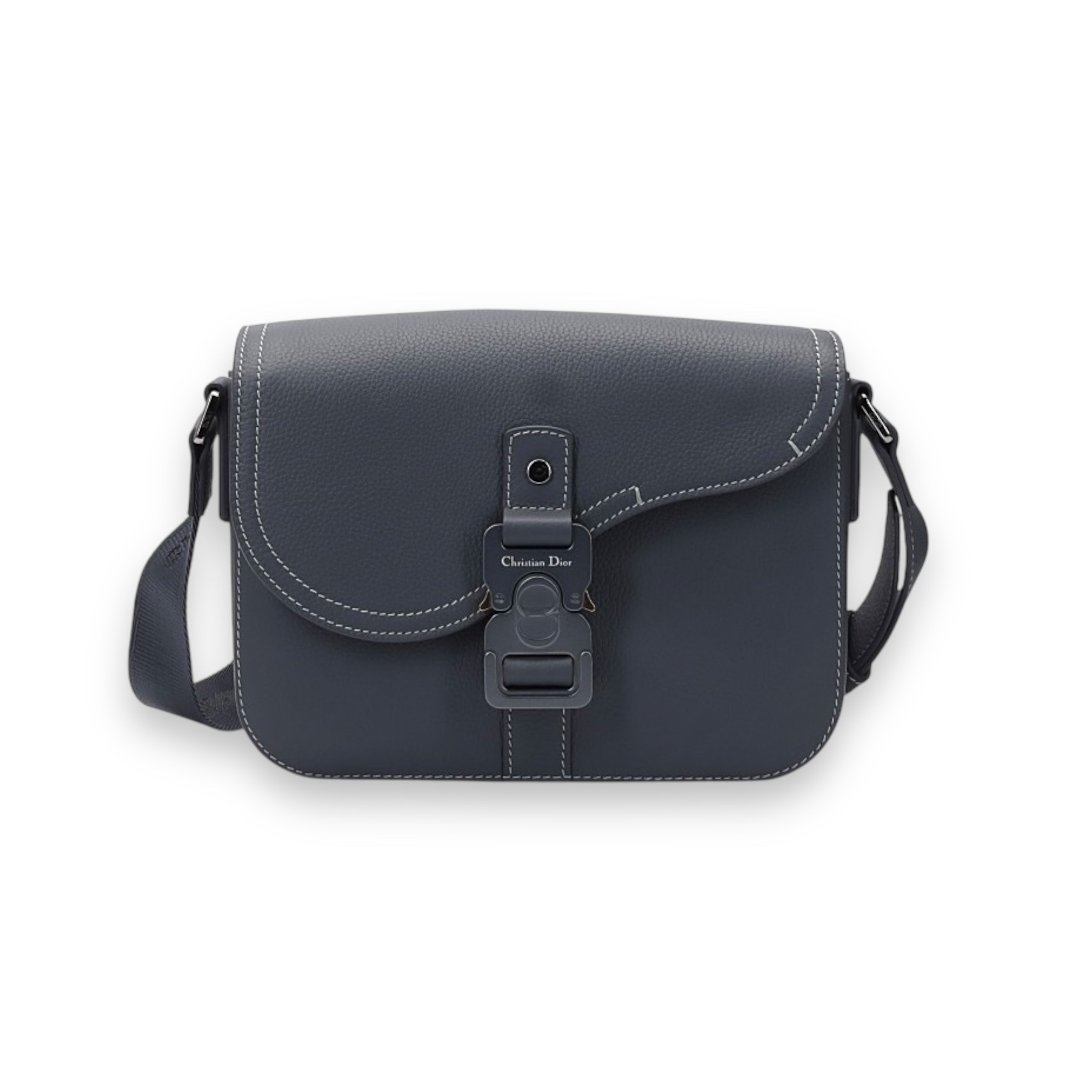Dior Grey Saddle Messenger Bag