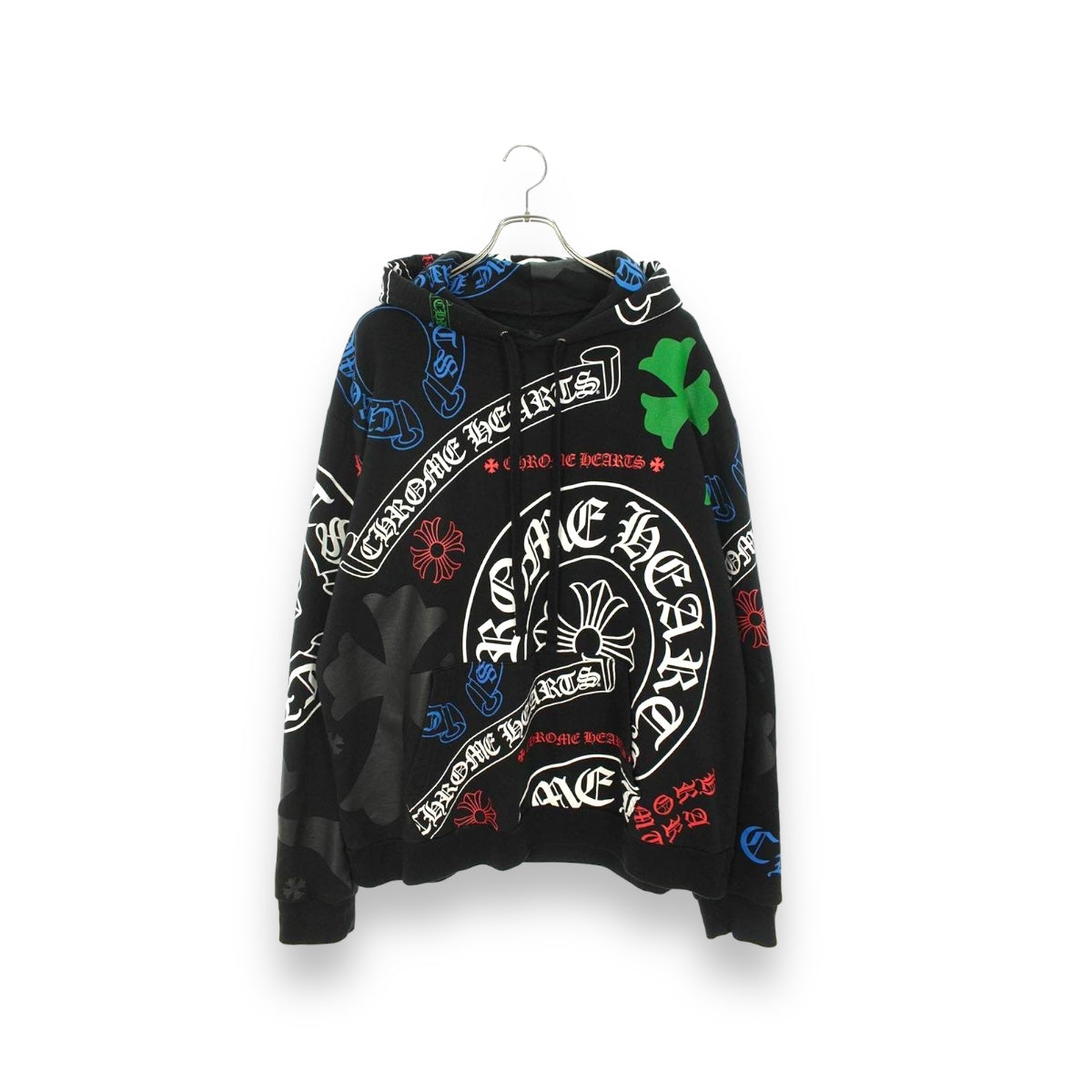 CHROME HEARTS STENCIL HOODIE BLACK