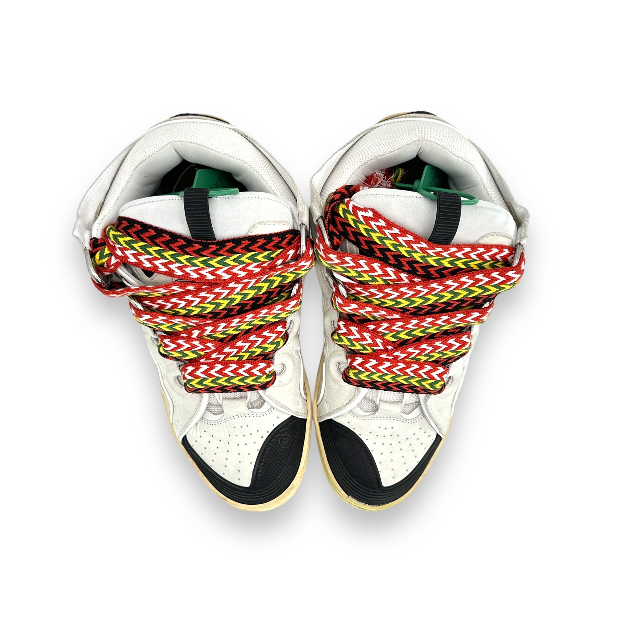Lanvin Curb White Ivory Sneakers