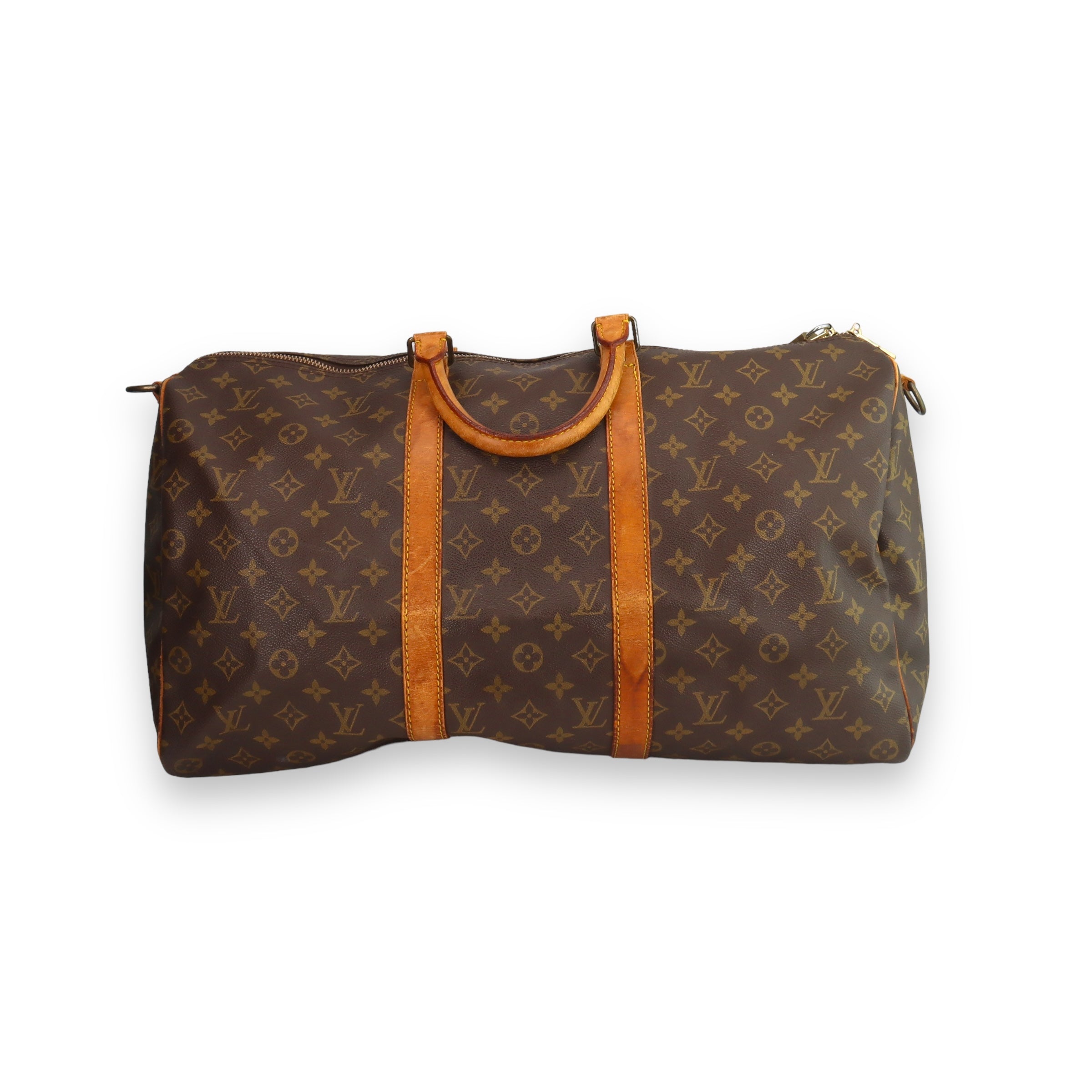 LOUIS VUITTON KEEPALL 50 BROWN DUFFLE BAG