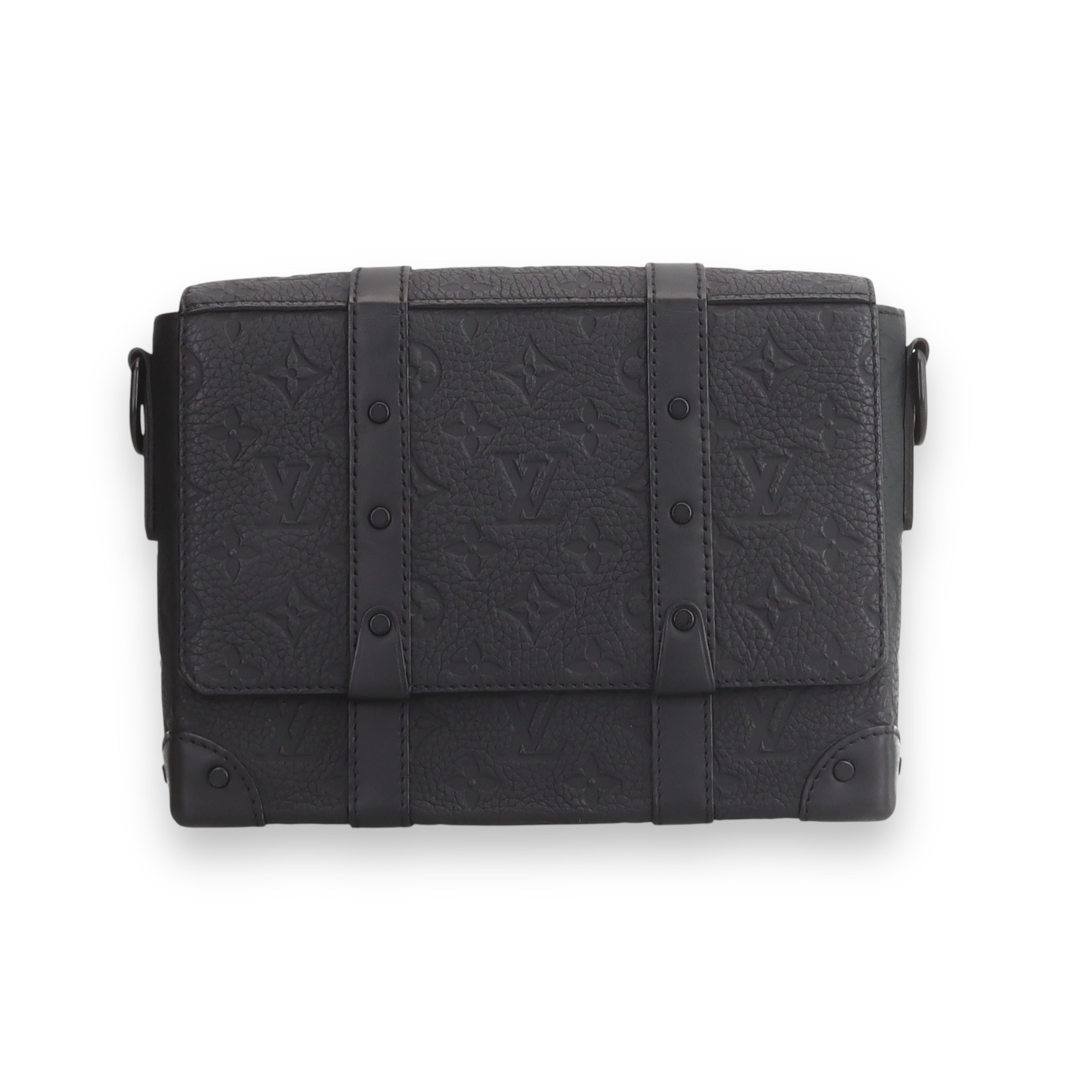 LV Black Monogram Trunk Bag
