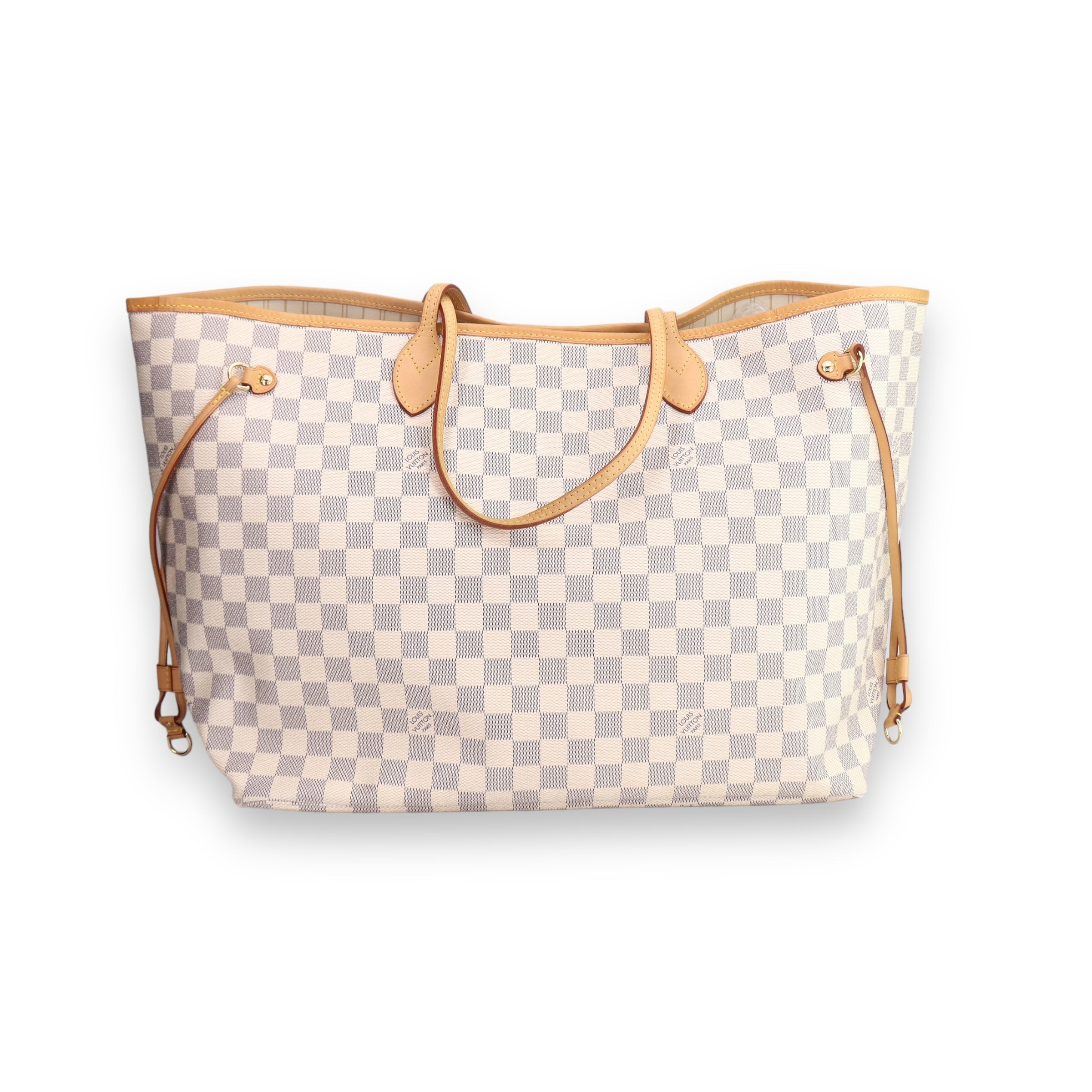 LOUIS VUITTON NEVERFULL GM ROSE BALLERINE DAMIER AZUR