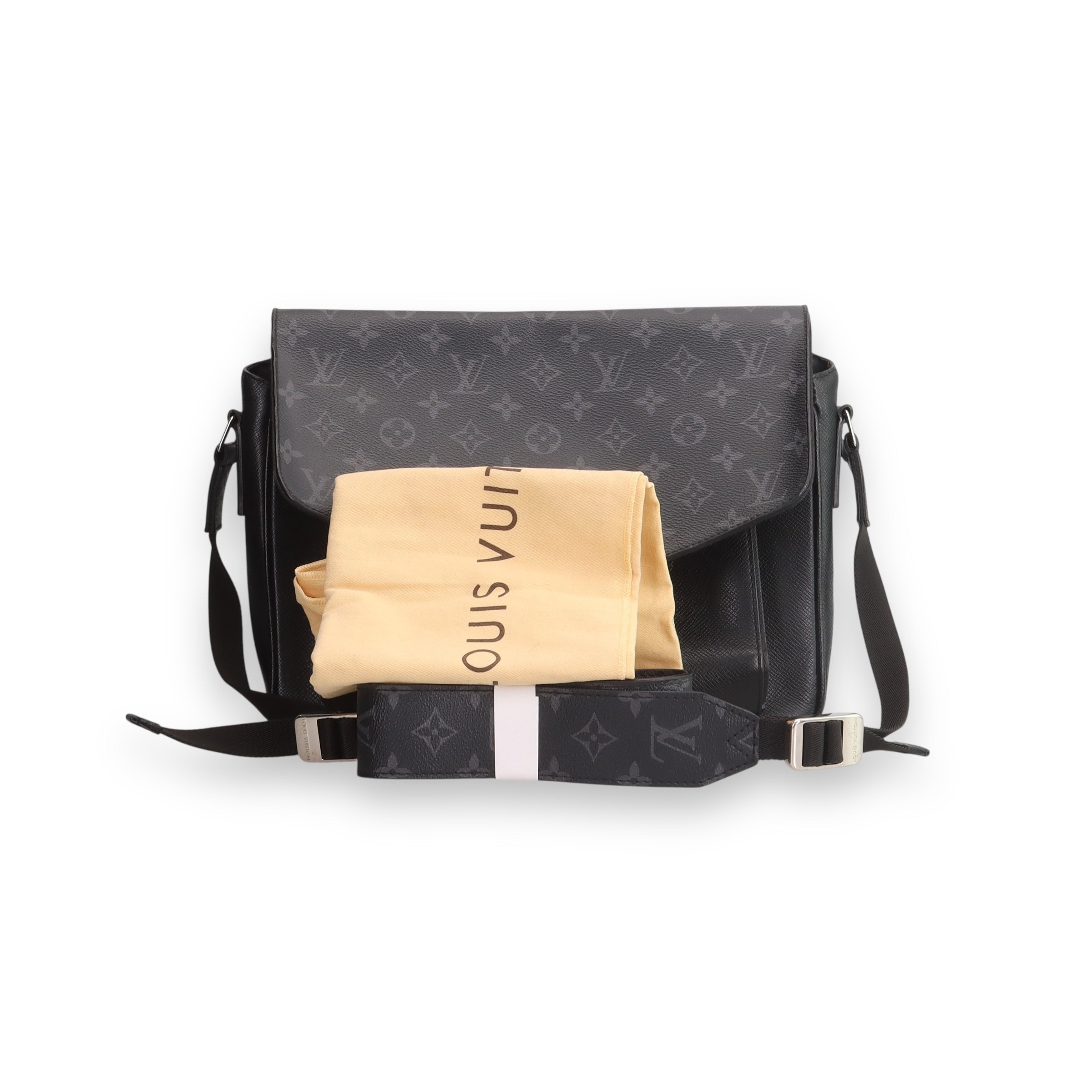 LV Black Messenger Taigarama
