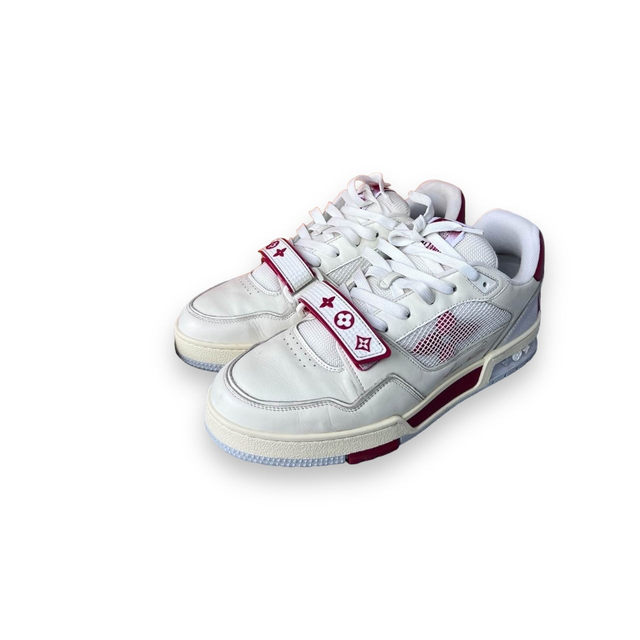 LV Trainer Red/White Mesh