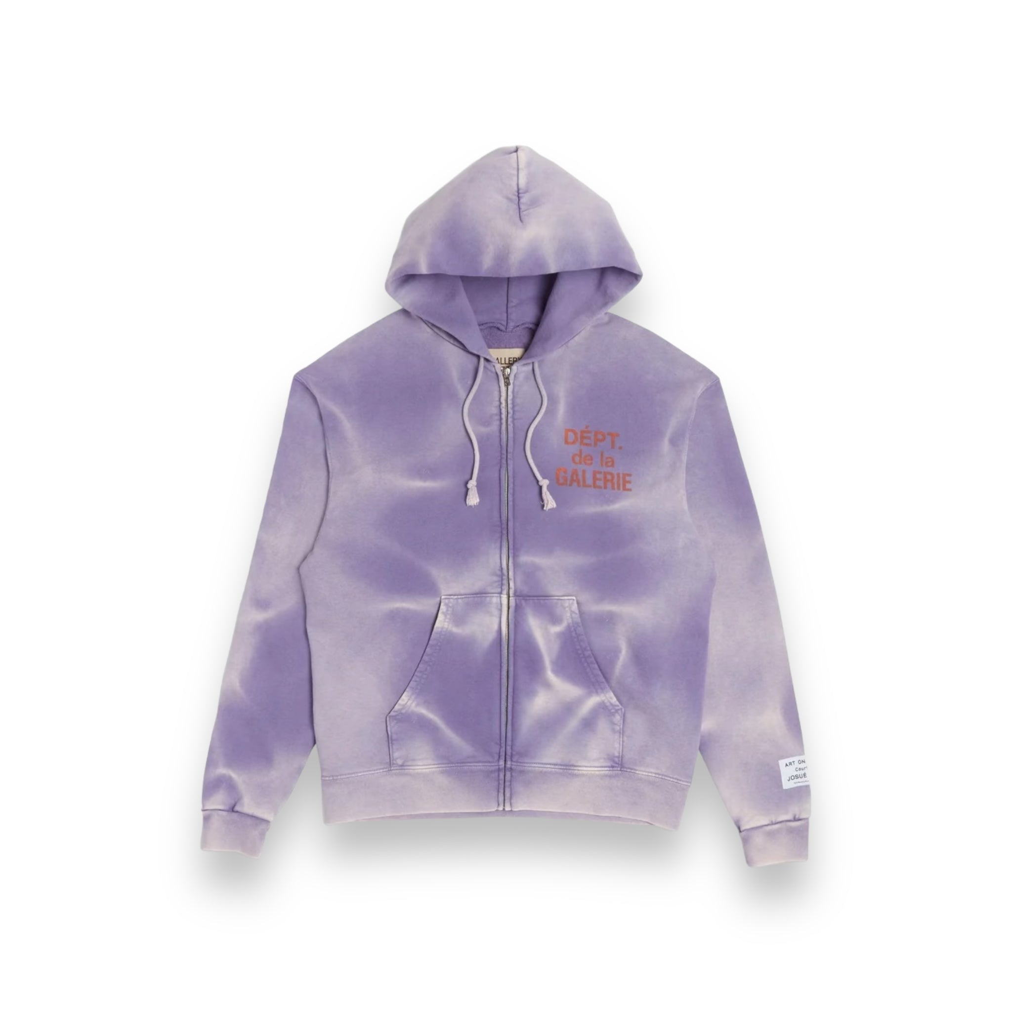 Gallery Dept. Purple French Zip Up Hoodie