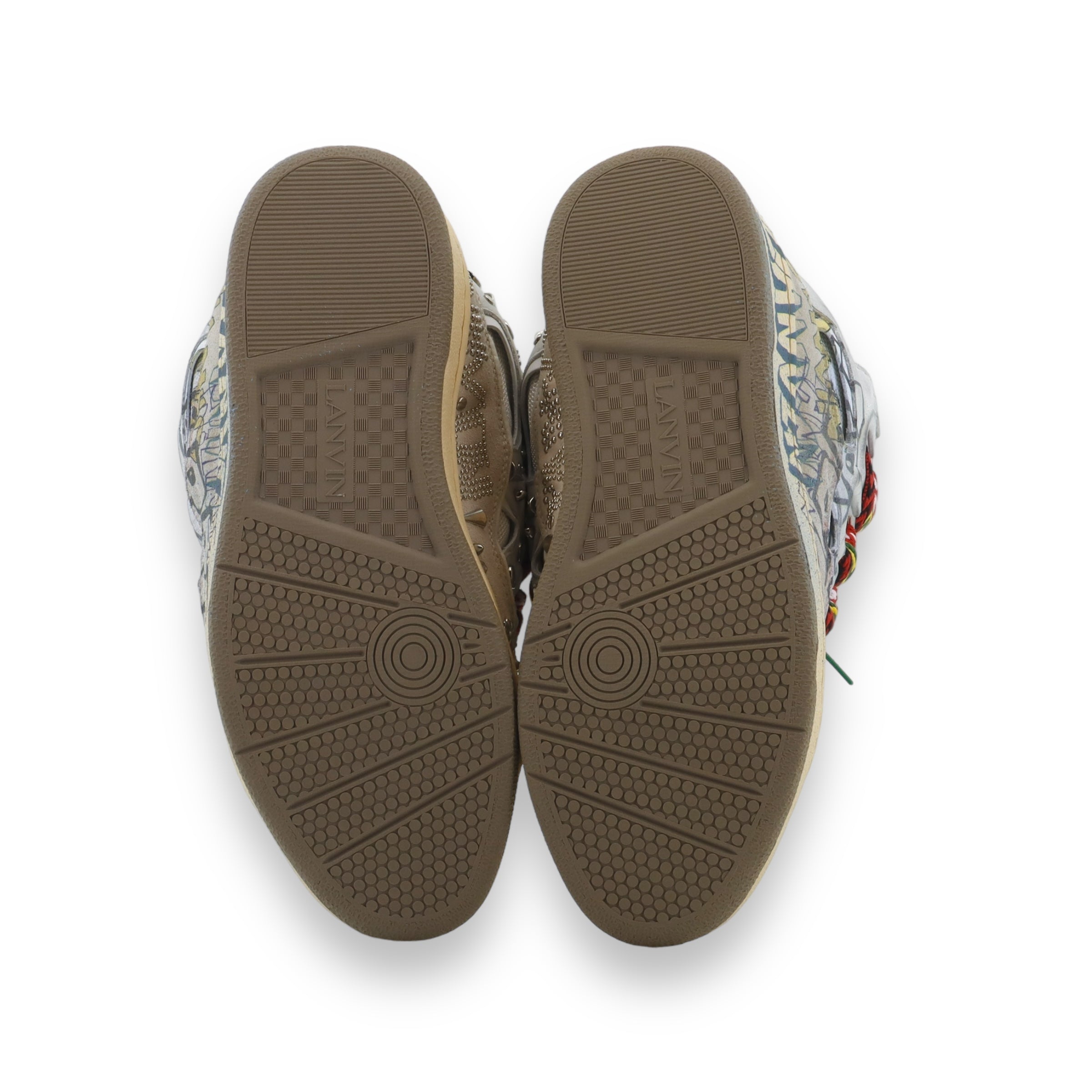 Lanvin Curb Graffiti Sneakers