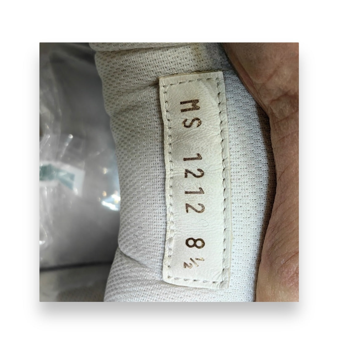 LV white/black trainers