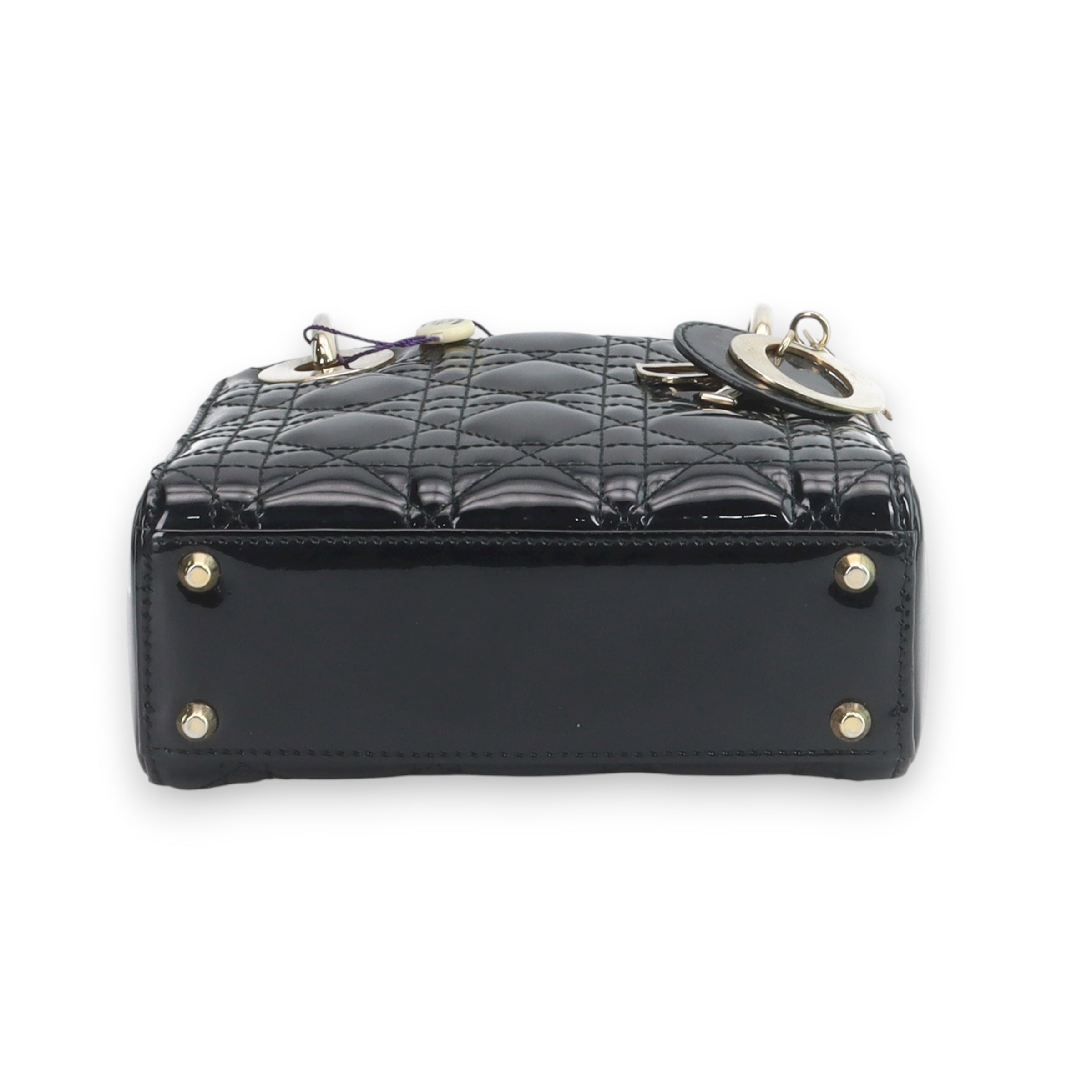 Lady Dior Patent Leather Mini Purse