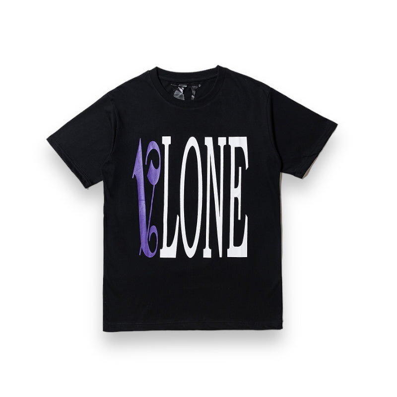 Vlone X Palm Angels Black/Purple Tee