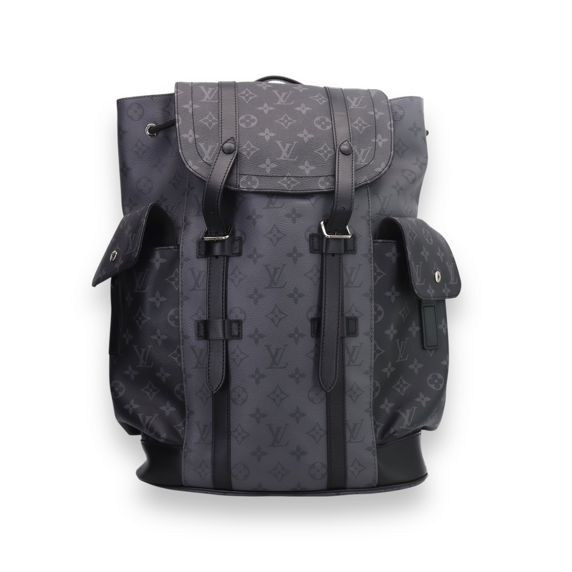 LV Black/Grey Christopher Backpack