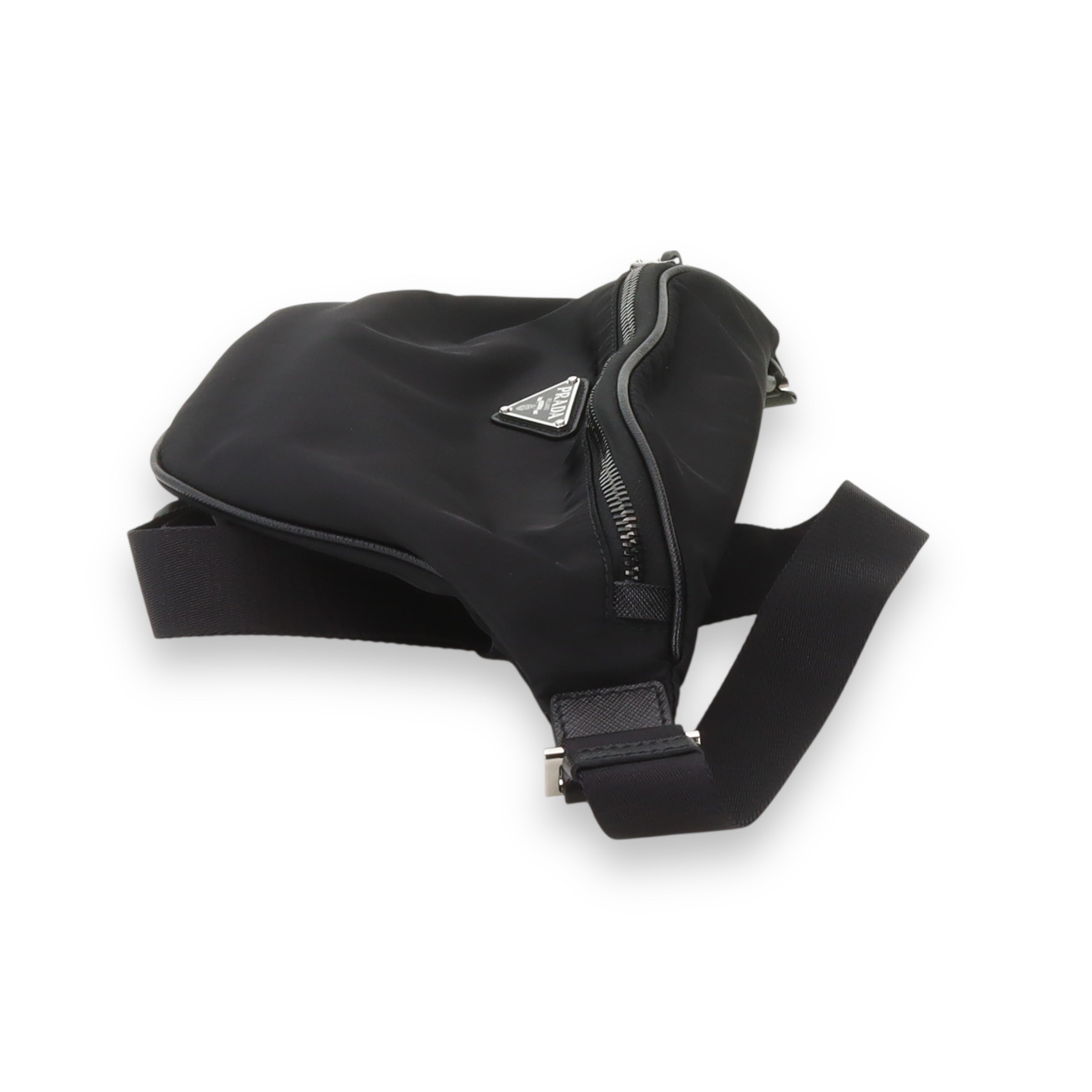 Prada Black Re-Nylon Saffiano Fannypack