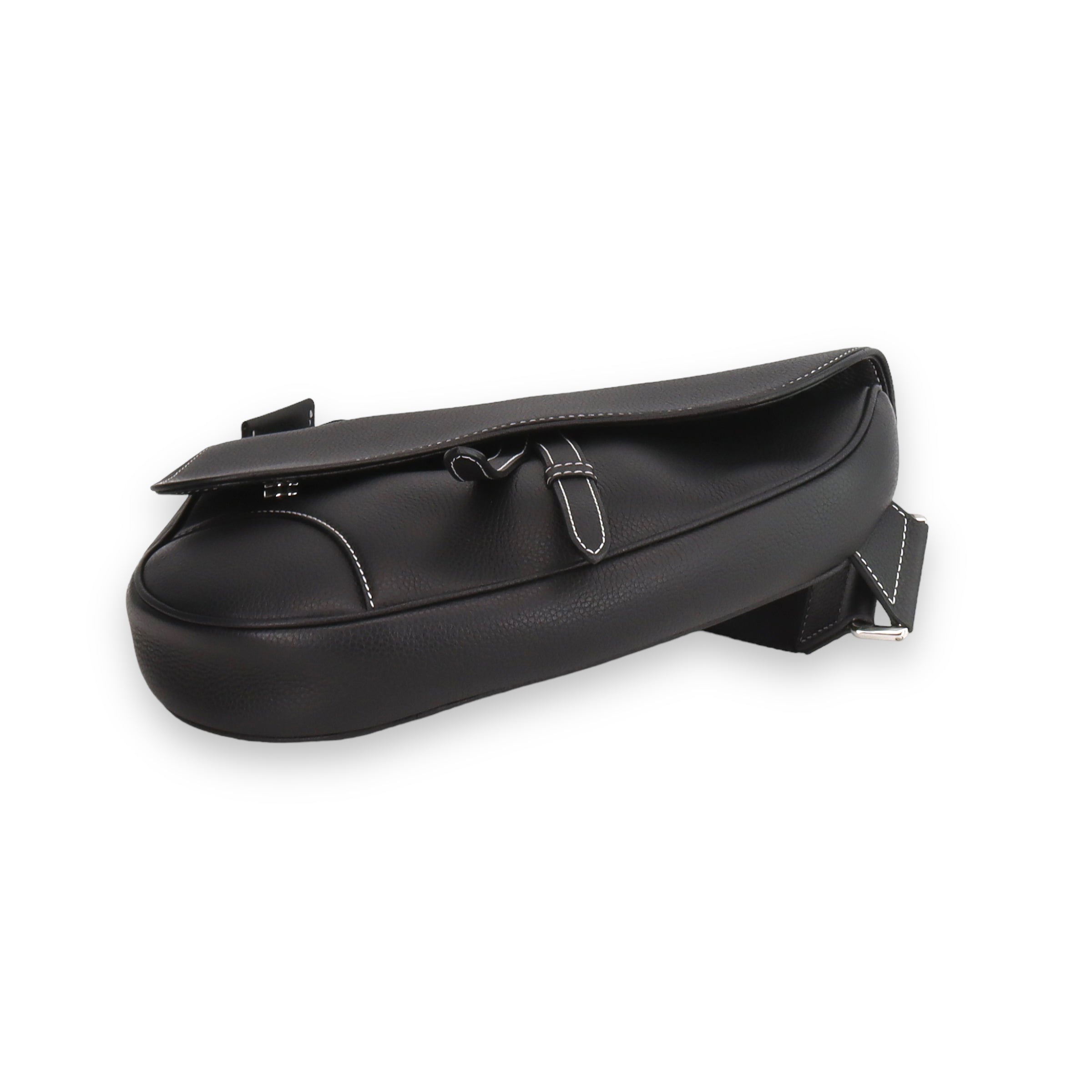 Dior Saddle Black Grained Calfskin