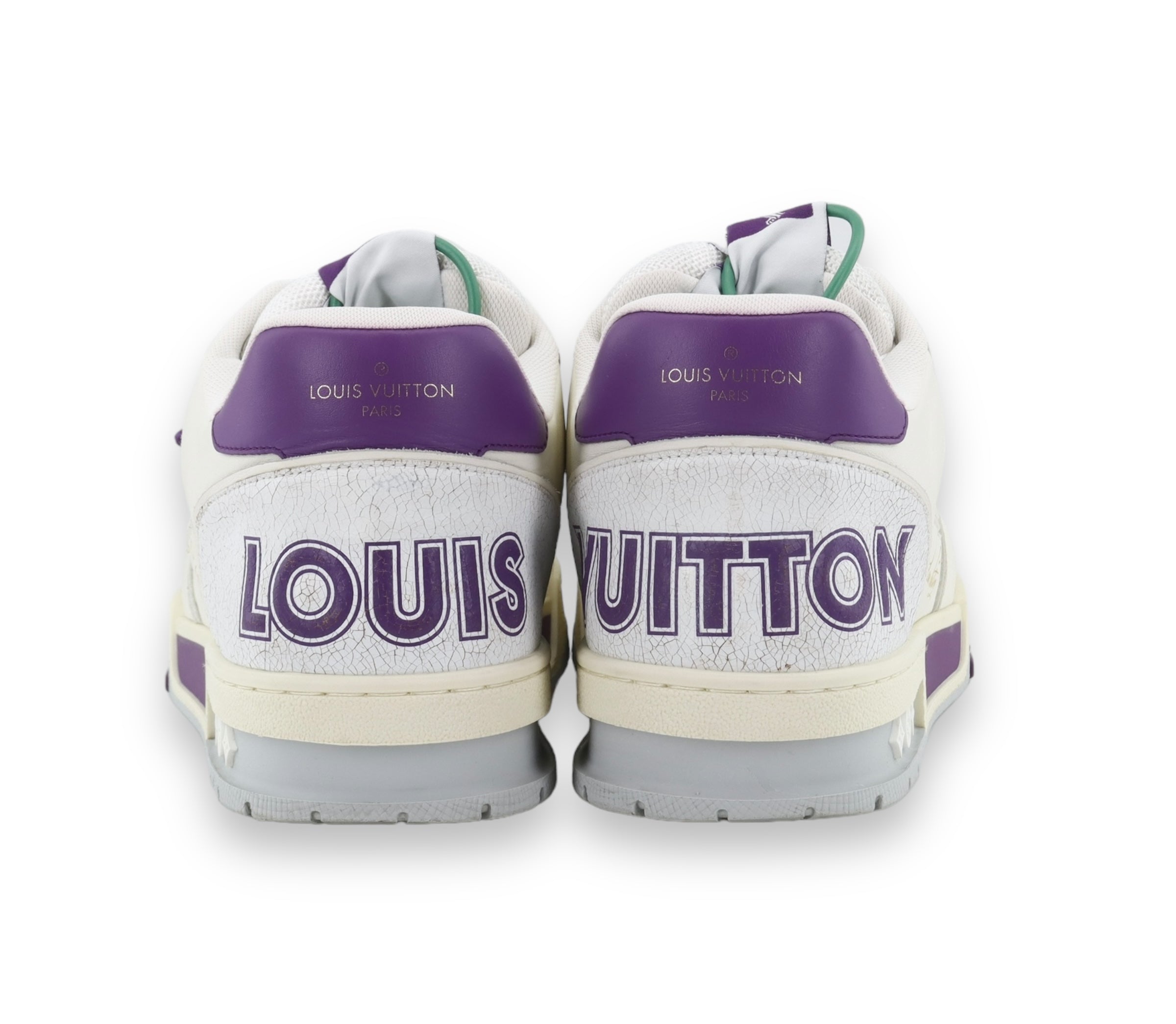 LV White/Purple Mesh Trainer