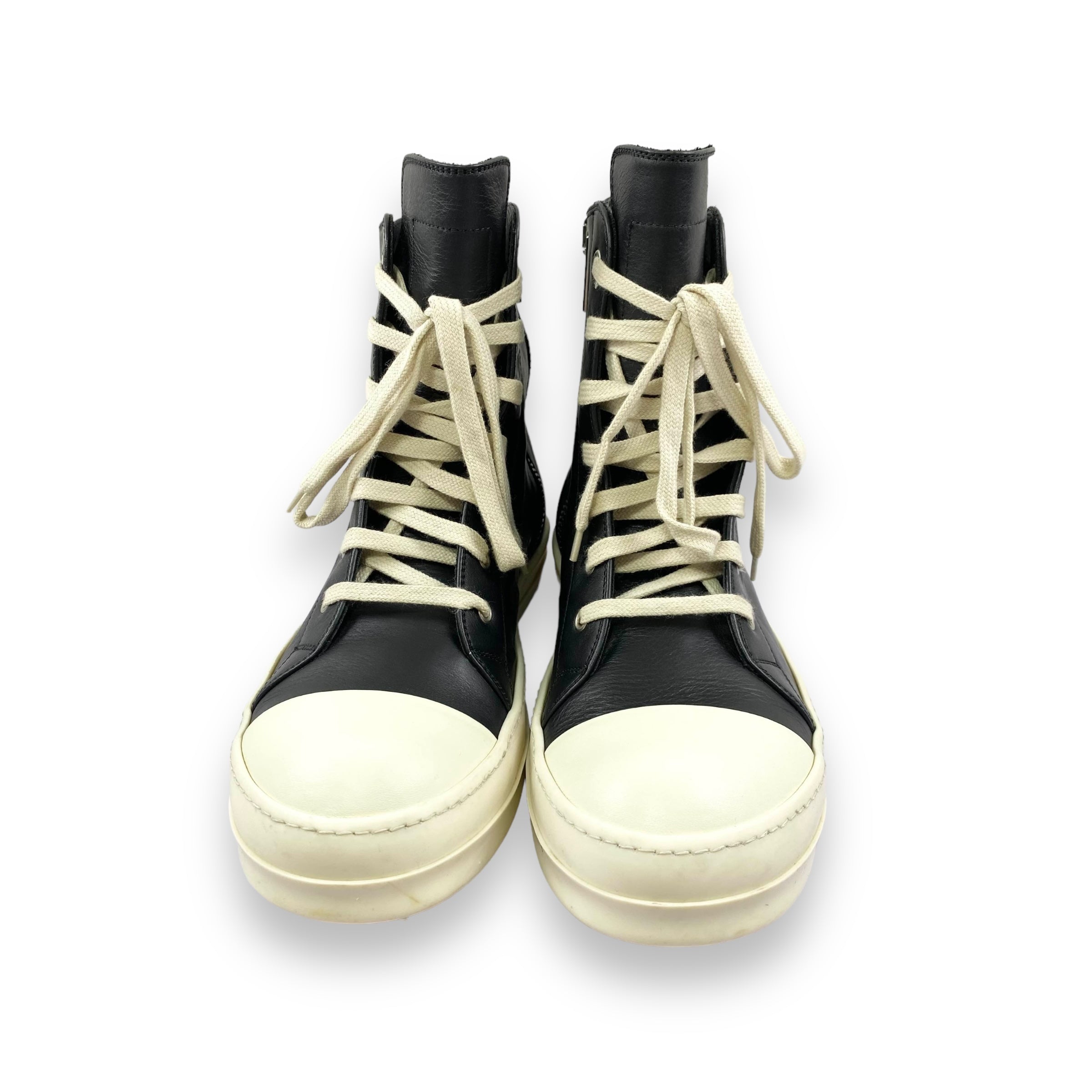Rick Owens DRKSHDW Fogachine High Black Leather