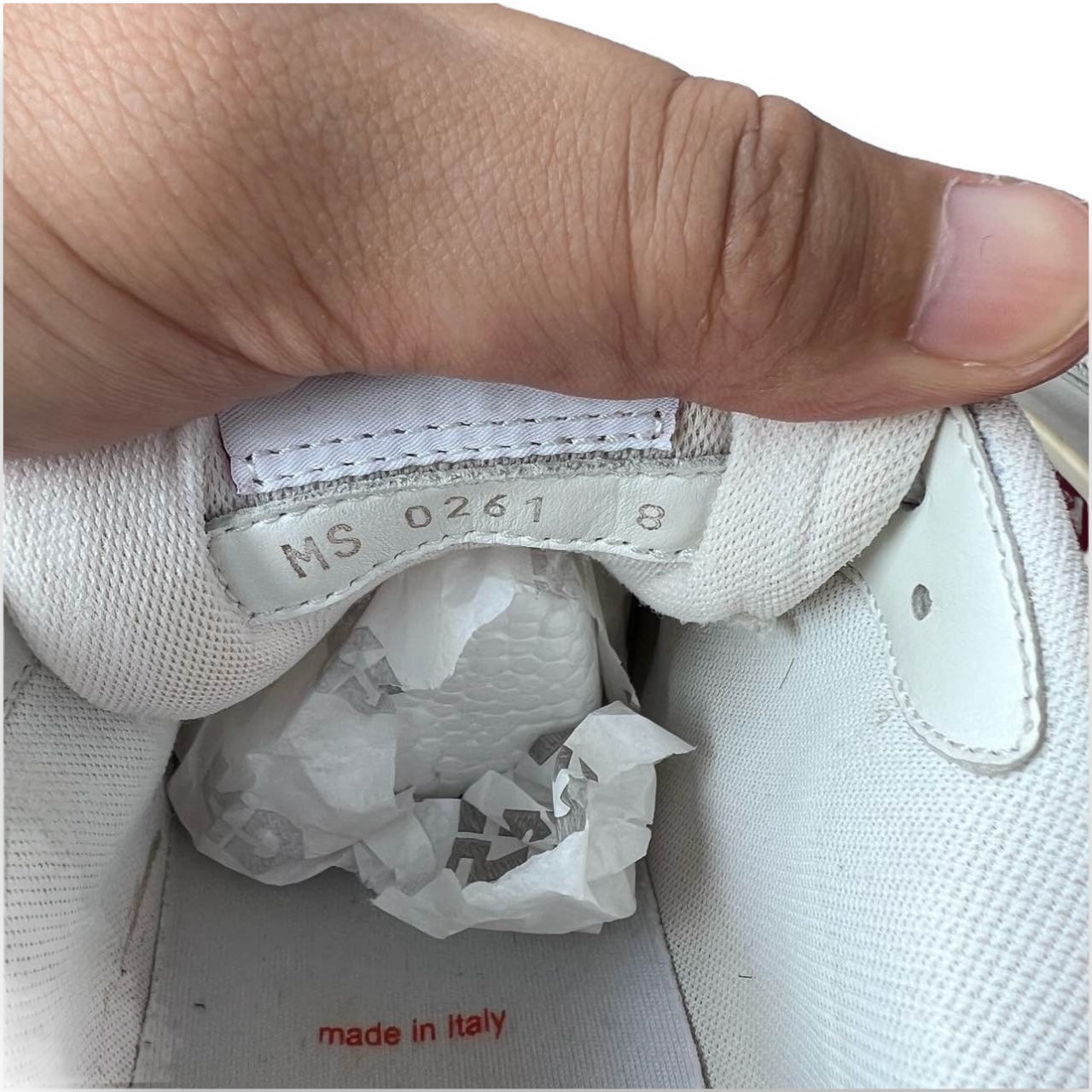 LV Trainer Red/White Mesh
