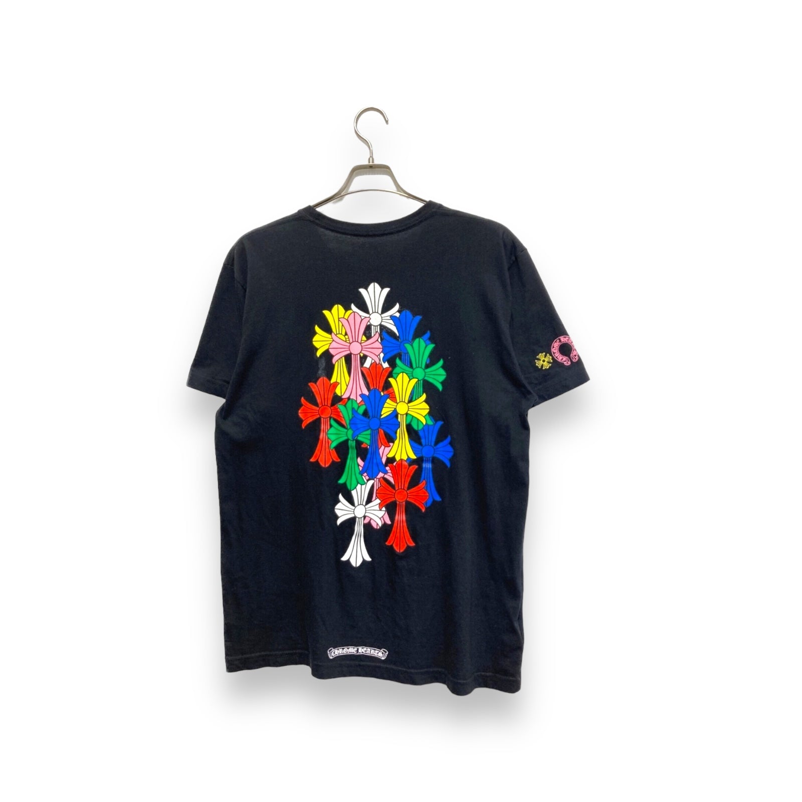 Chrome Hearts Multi Color Cross Cemetery T-shirt Black