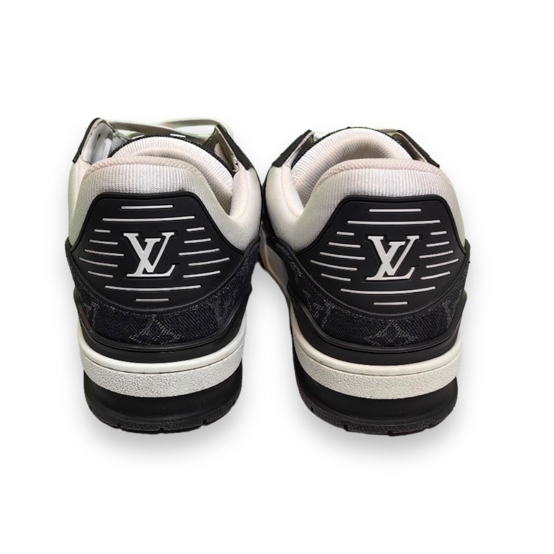 LV white/black trainers