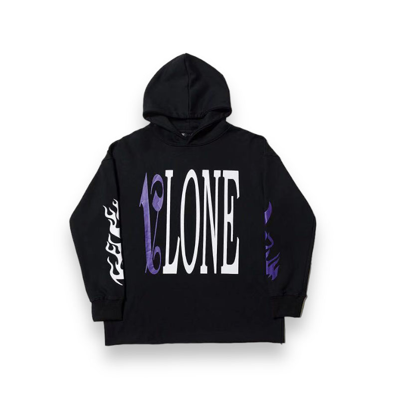 Vlone x Palm Angels Black/Purple Hoodie