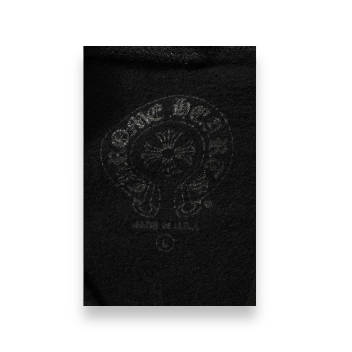 CHROME HEARTS STENCIL HOODIE BLACK