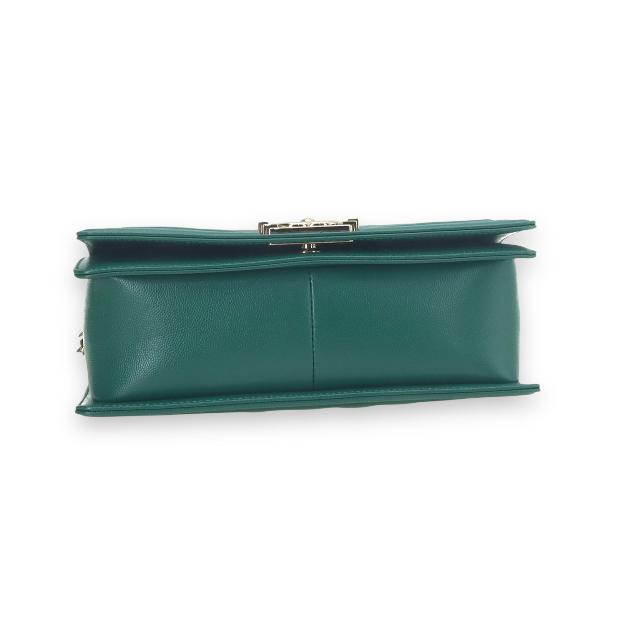 Chanel Green Small Boy Purse