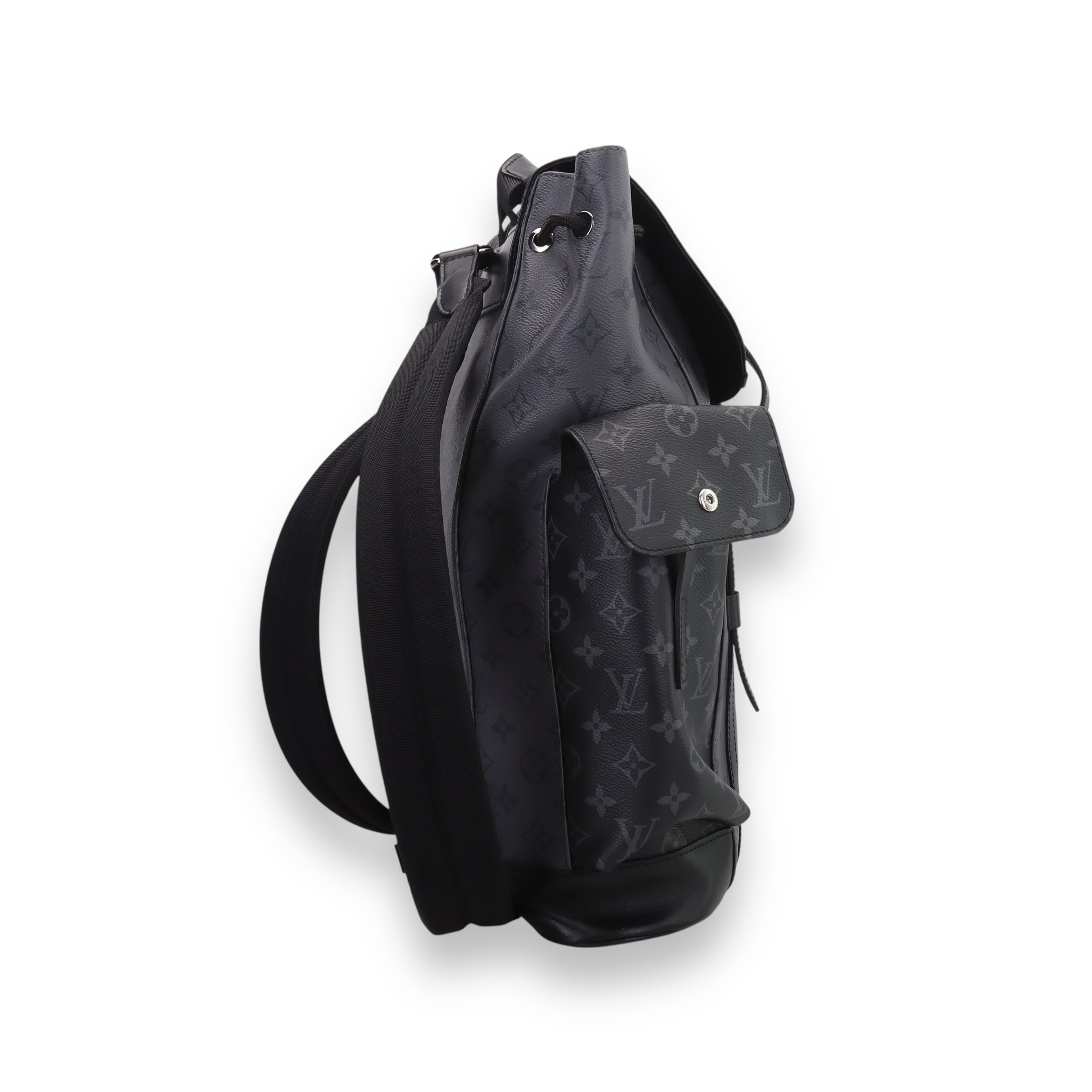 LV Black/Grey Christopher Backpack