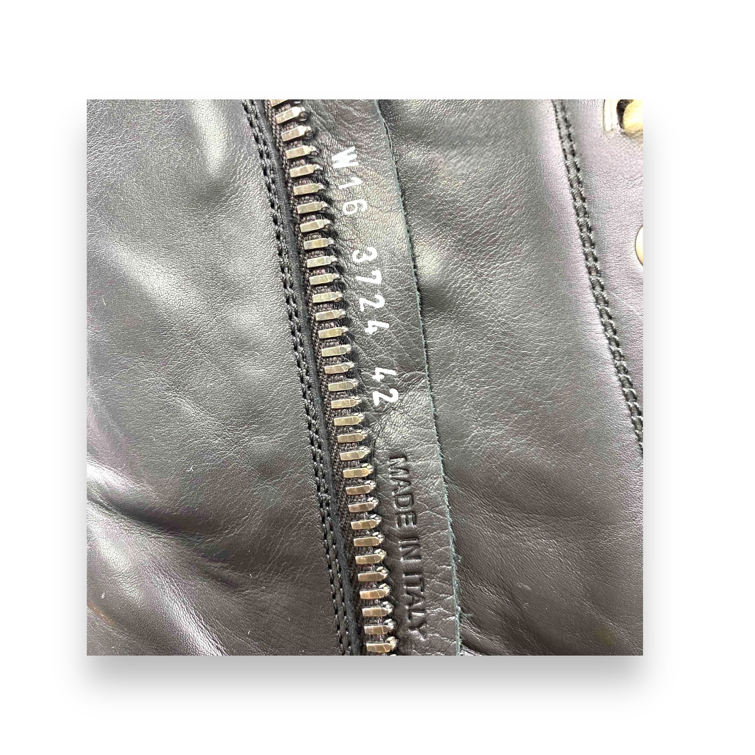 Rick Owens DRKSHDW Fogachine High Black Leather