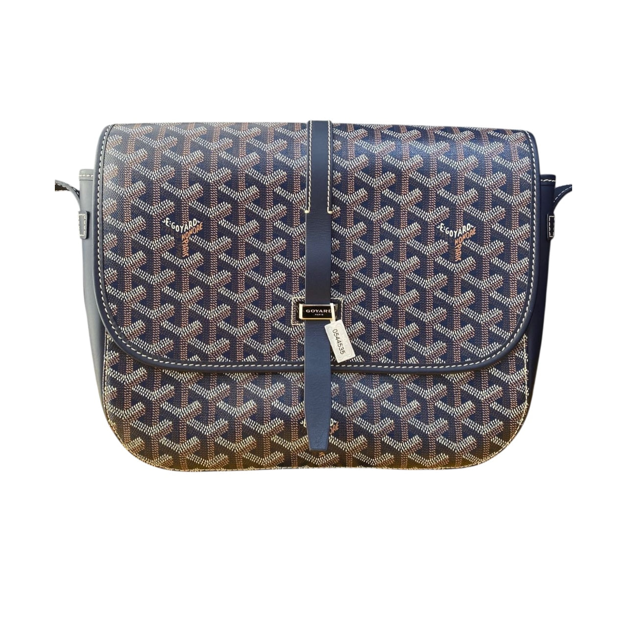 Goyard Navy blue MM Belvedere