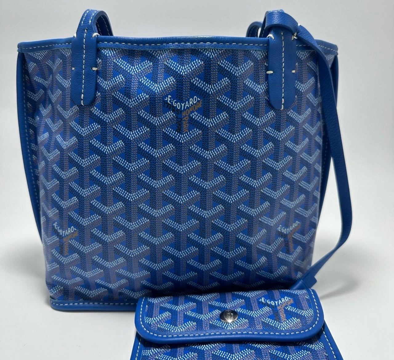 Goyard Anjou Tote Bag Blue