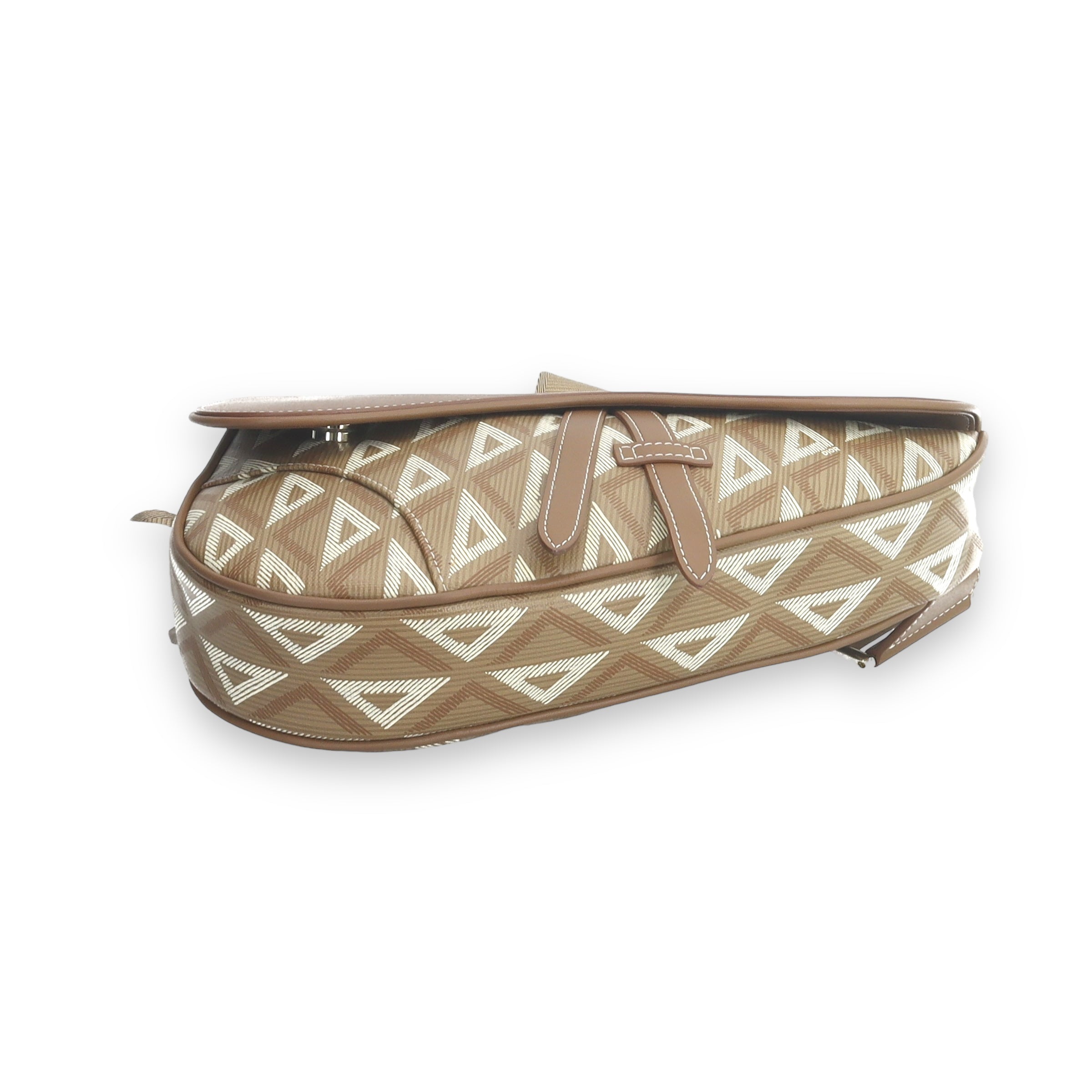 DIOR COFFEE CD DIAMOND SADDLE BAG