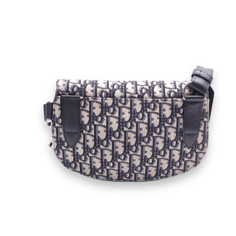 DIOR OBLIQUE JACQUARD SADDLE POUCH