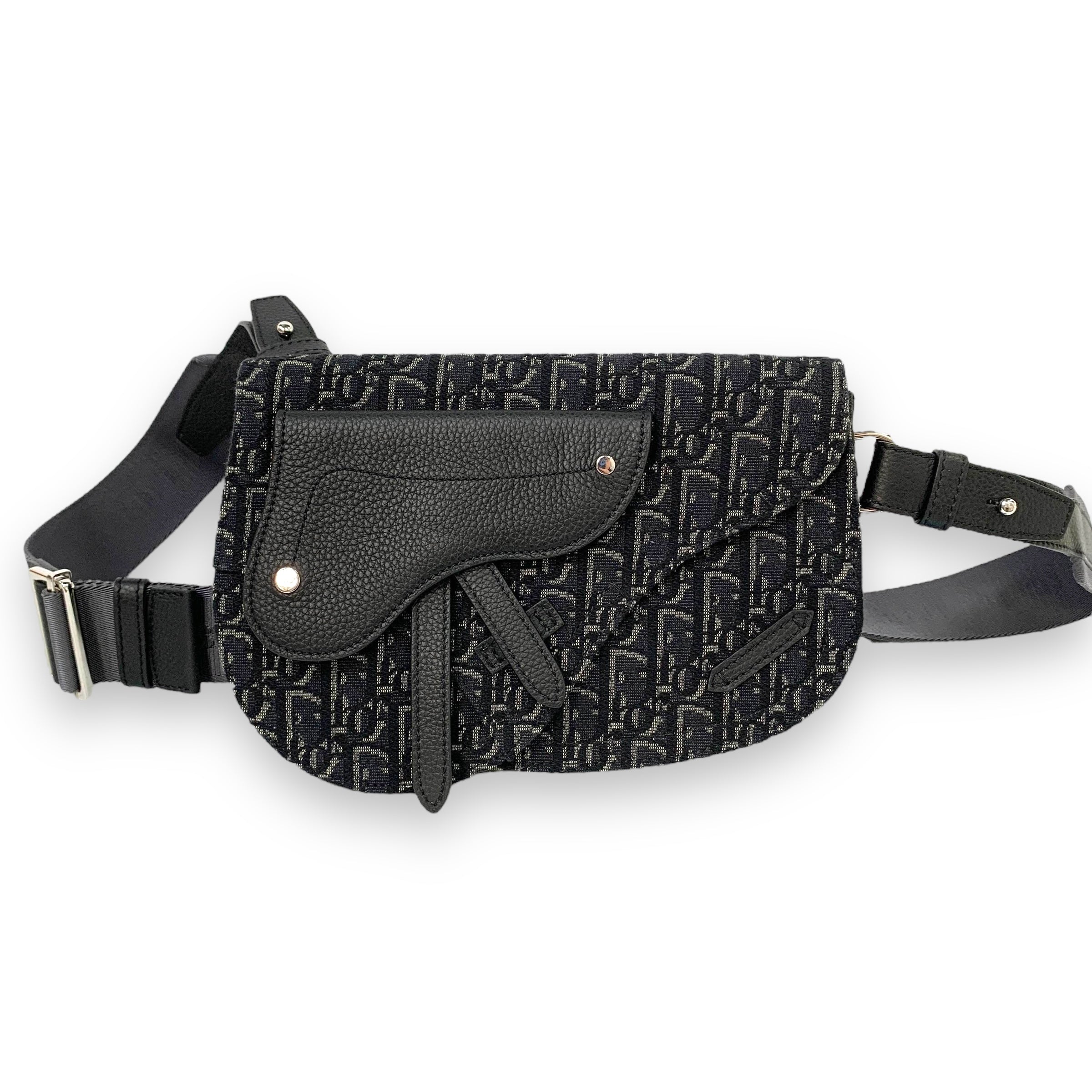 DIOR OBLIQUE JAQUARD MESSENGER SADDLE POUCH