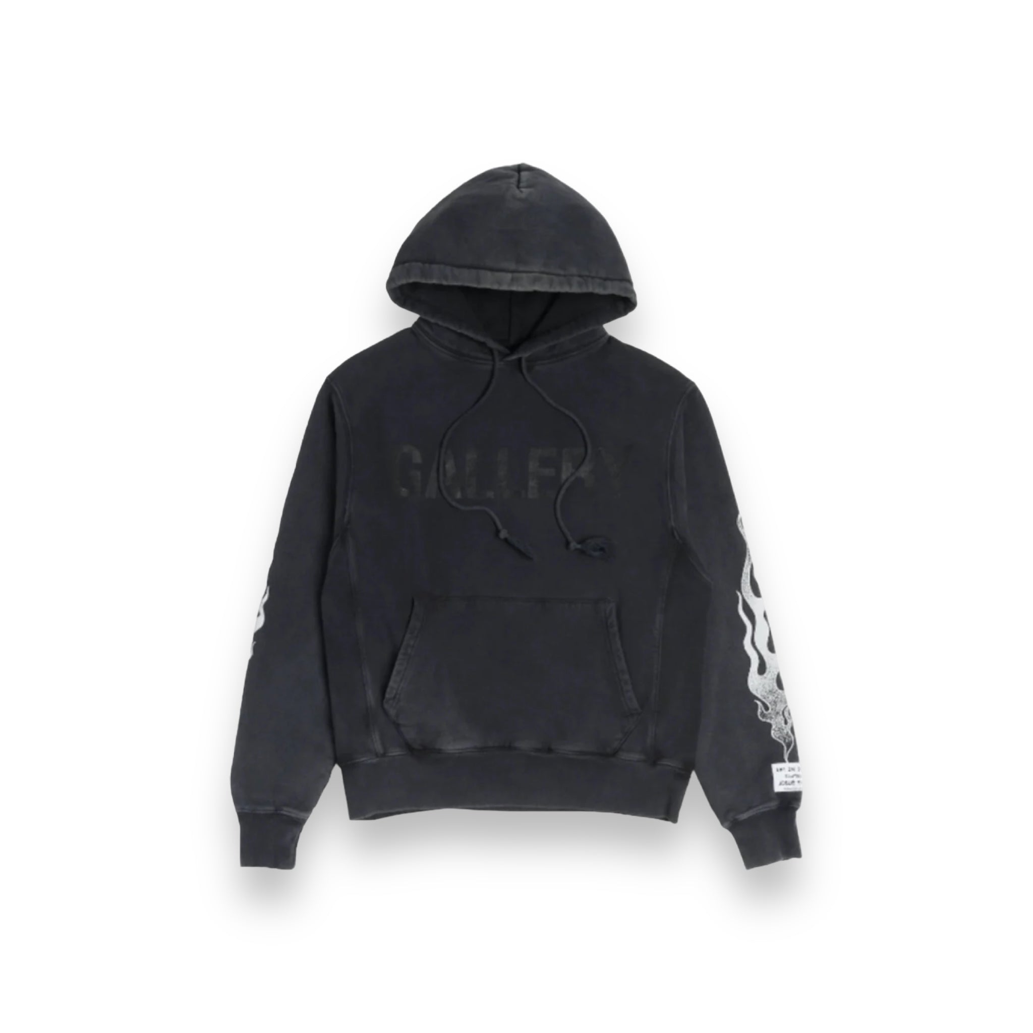 Gallery Dept. Flames Hoodie Black