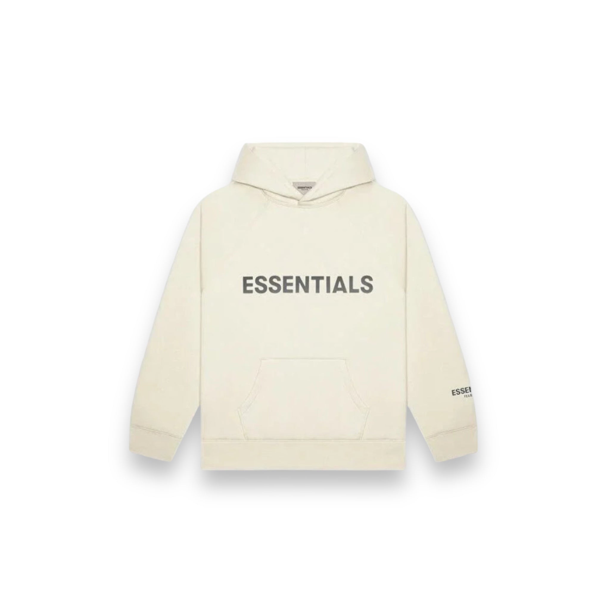 Fear of god pullover Applique logo buttercream hoodie