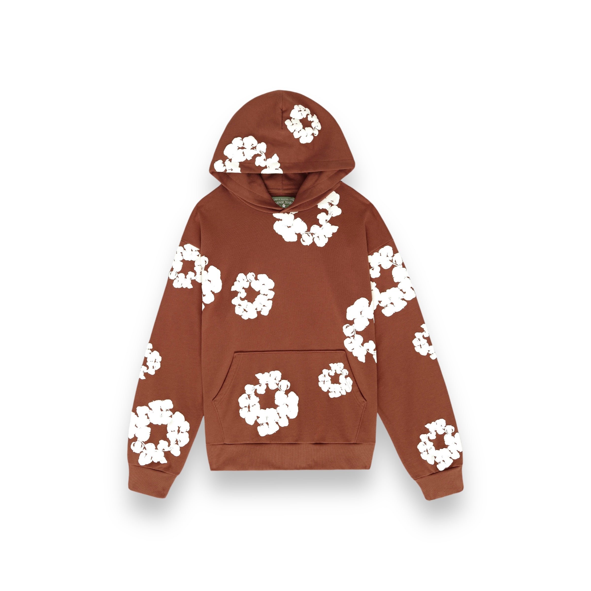 Denim Tears Cotton Wreath Brown Hoodie