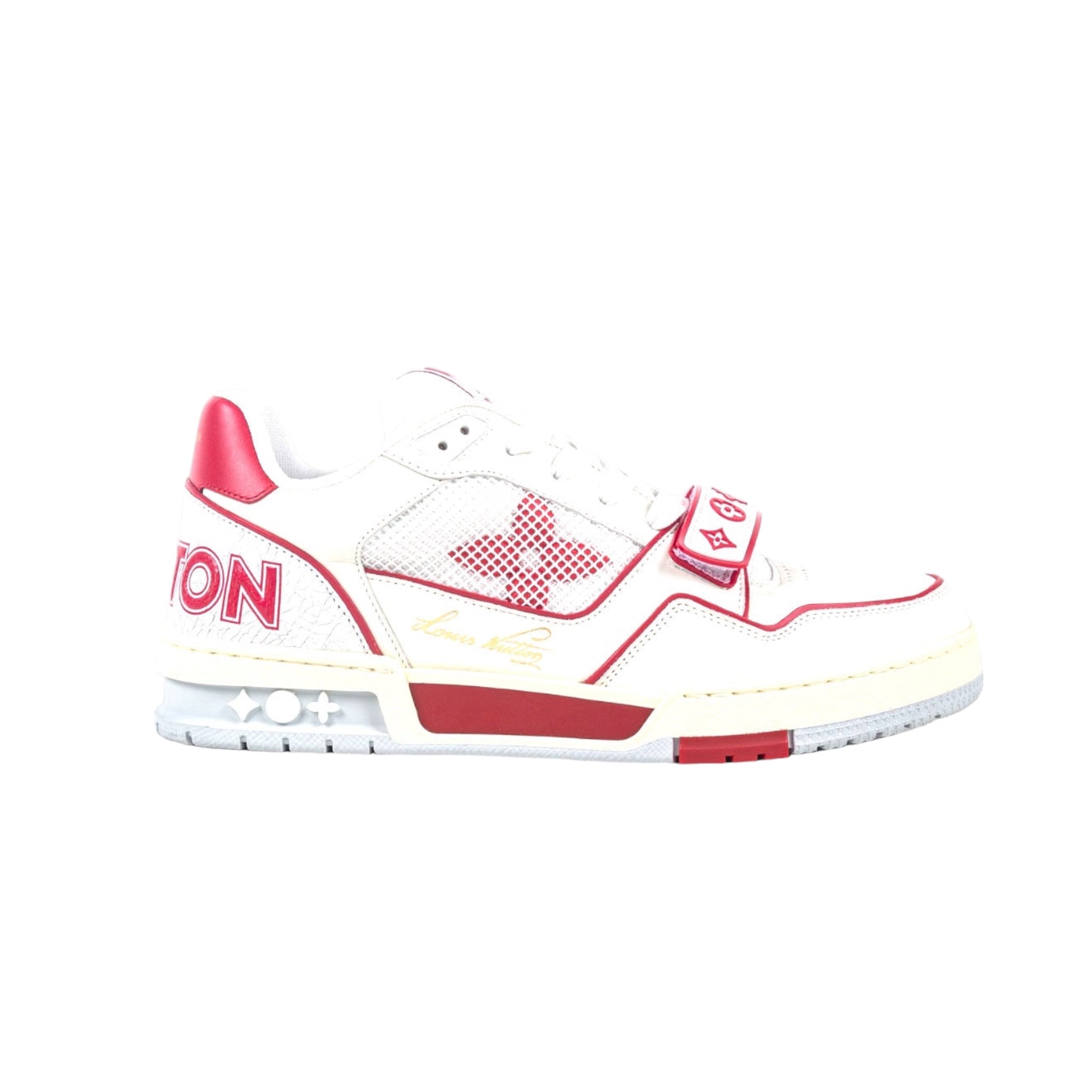 LV Trainer Red/White Mesh