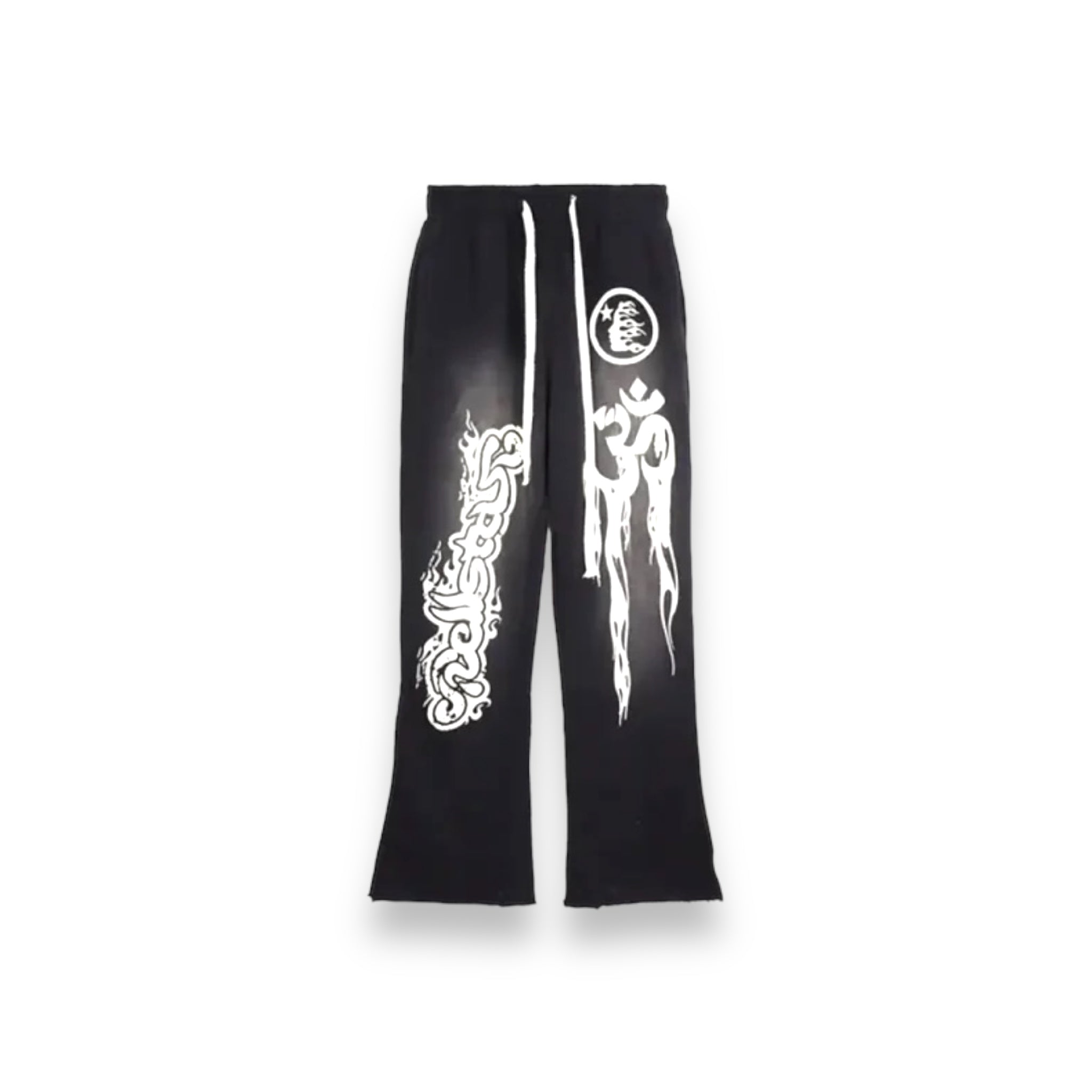 Hellstar Black yoga Flare Sweatpants