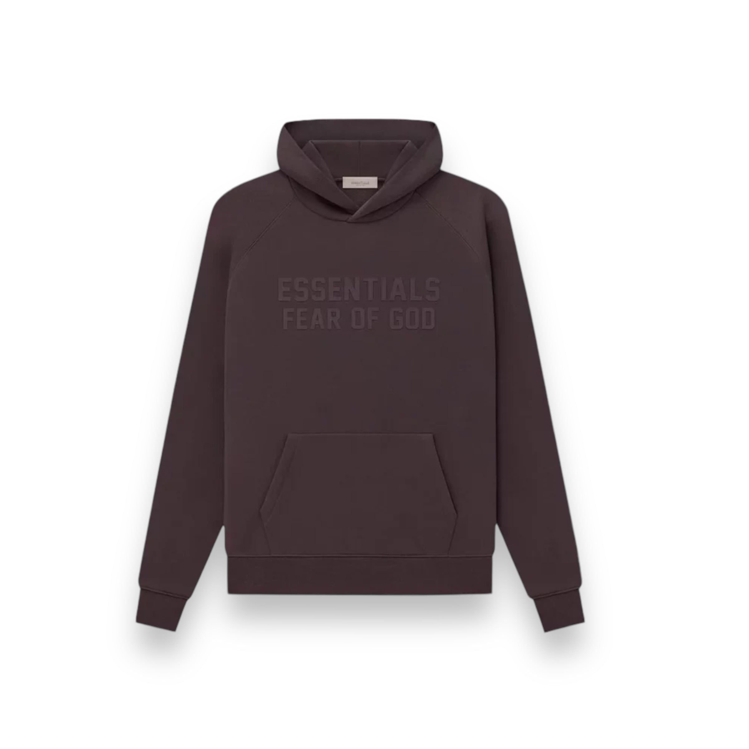 Fear of God Essentials Plum Brown Hoodie SS23