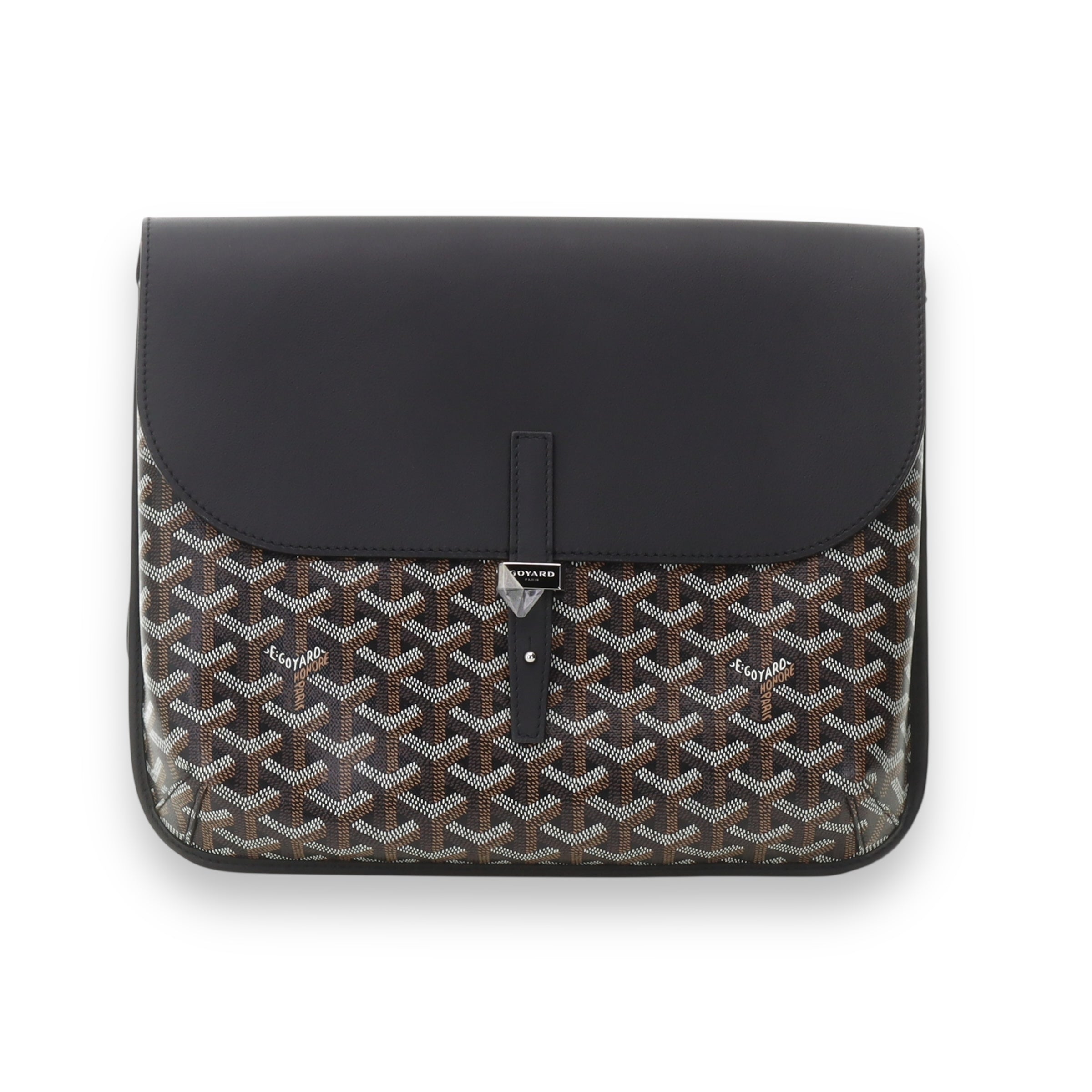 Goyard Black Coursier messenger bag