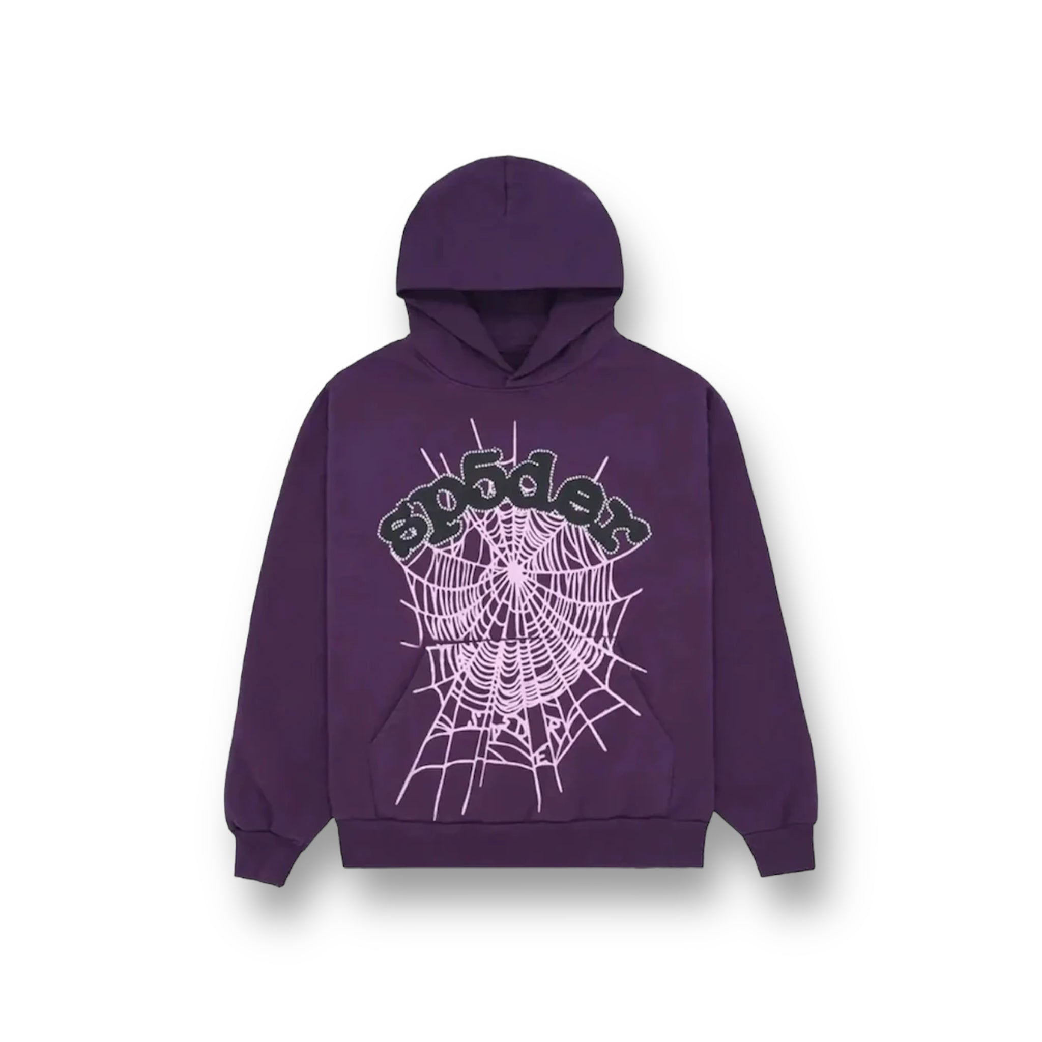 Spider Web Hoodie Purple