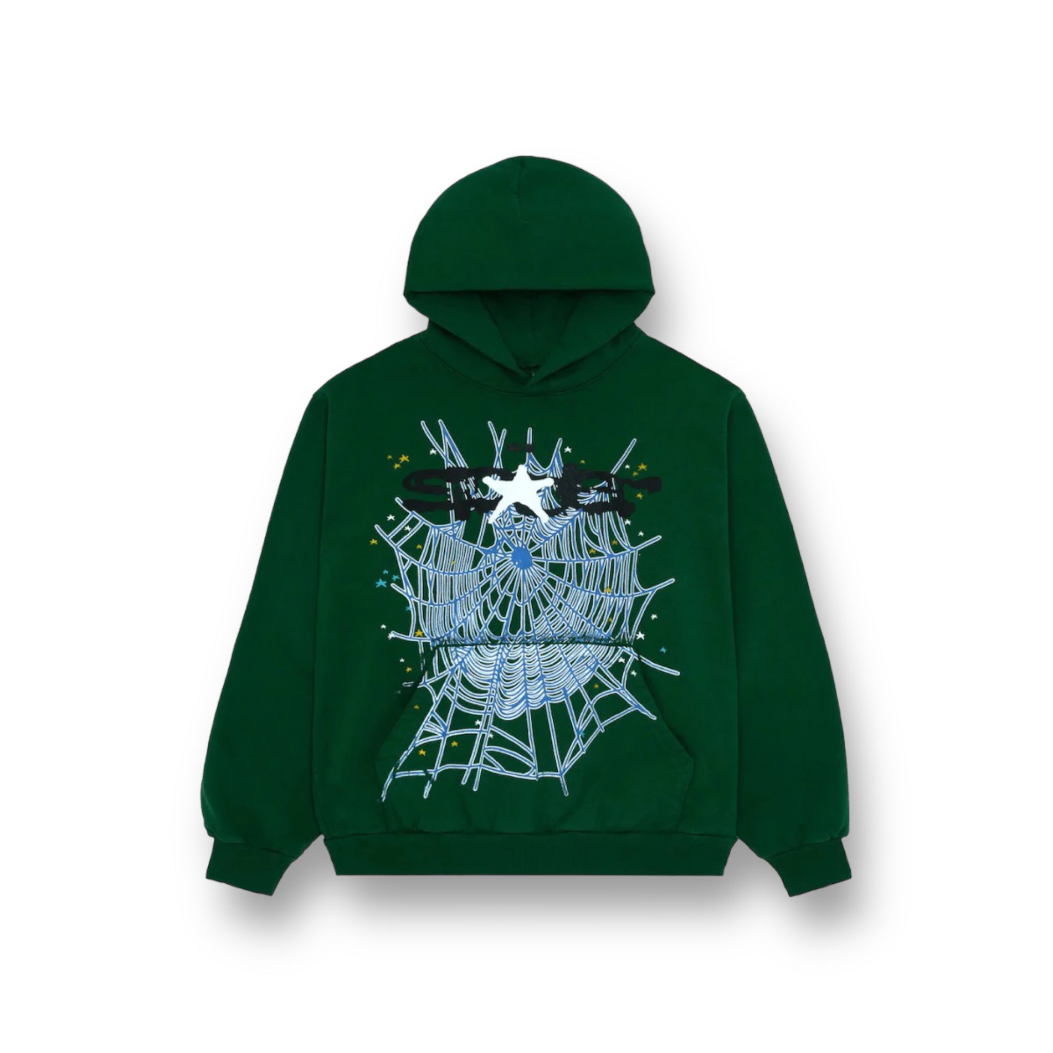 Spider Web Hoodie Hunter Green