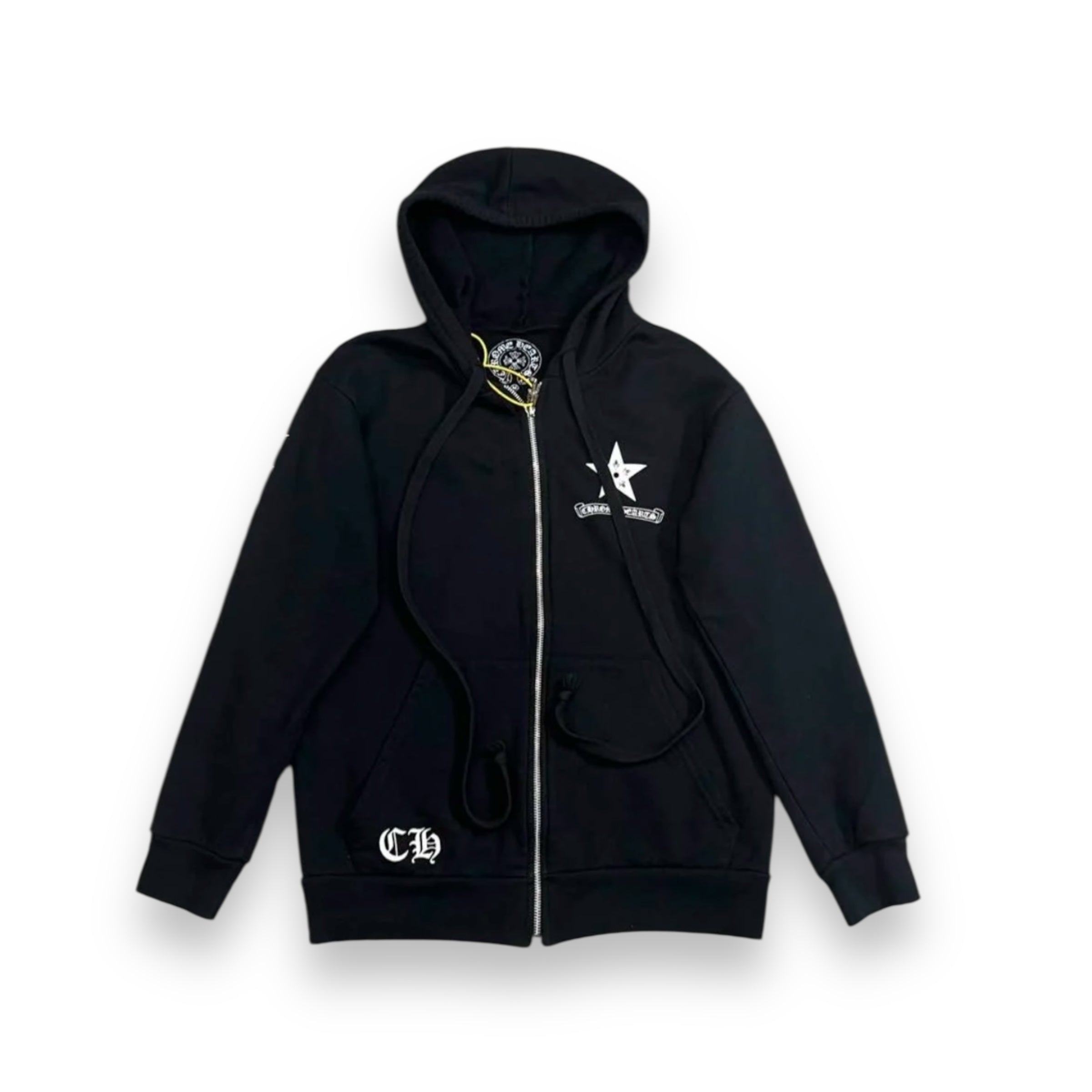 Chrome Hearts Star of David Pentacle Zip-Up Hoodie